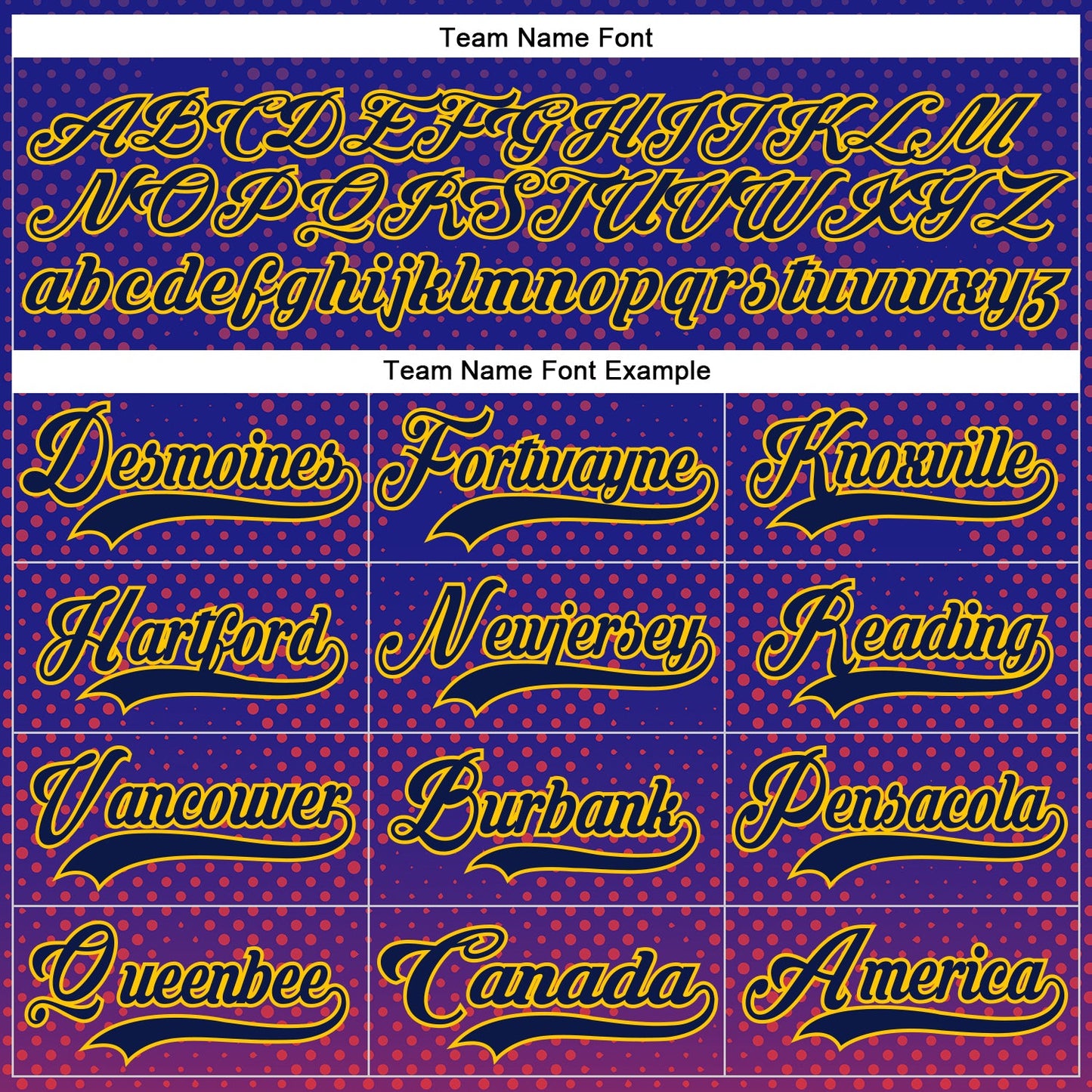 Custom Dark Purple Navy Gold Red Black-White Abstract Gradient Halftone Pattern Hockey Lace Neck Jersey view 6