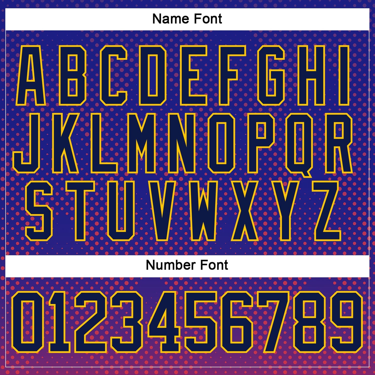 Custom Dark Purple Navy Gold Red Black-White Abstract Gradient Halftone Pattern Hockey Lace Neck Jersey view 7