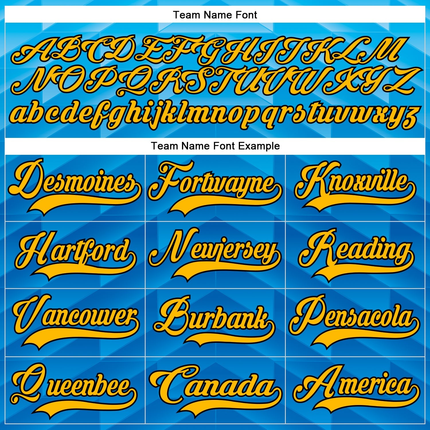 Custom Blue Gold-Black Abstract Gradient Halftone Pattern Hockey Lace Neck Jersey view 6