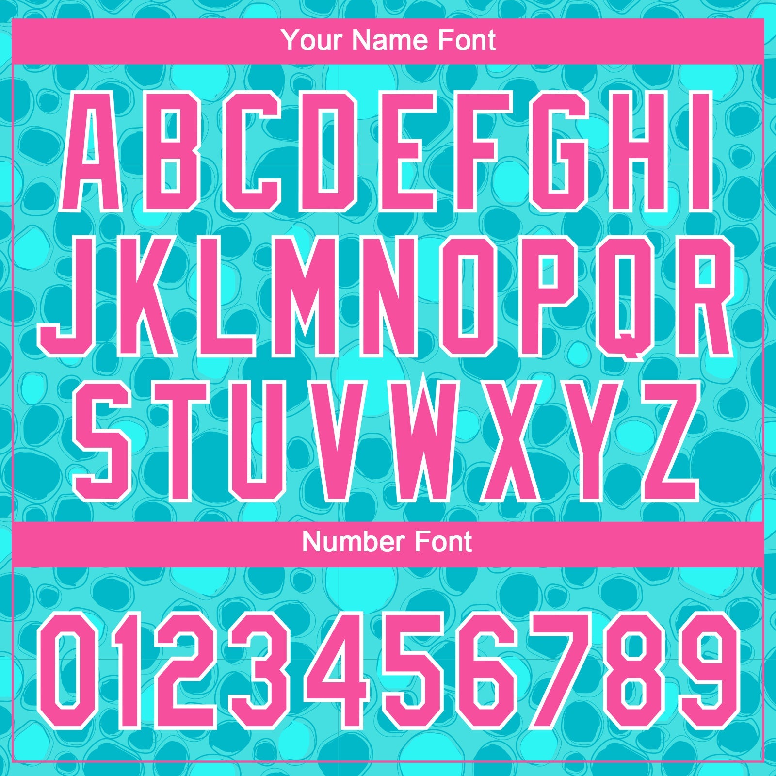 Custom Aqua Pink-White 3D Pattern Design Authentic Baseball Jersey view 5