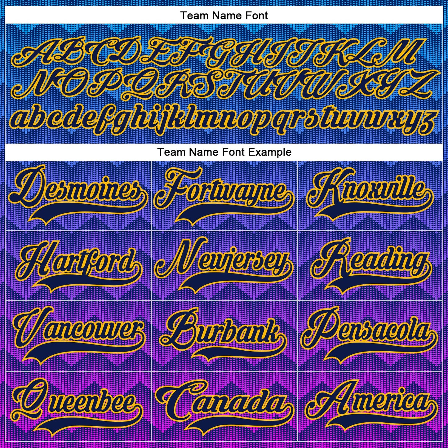 Custom Blue Navy Purple-Gold Abstract Gradient Halftone Pattern Hockey Lace Neck Jersey view 6