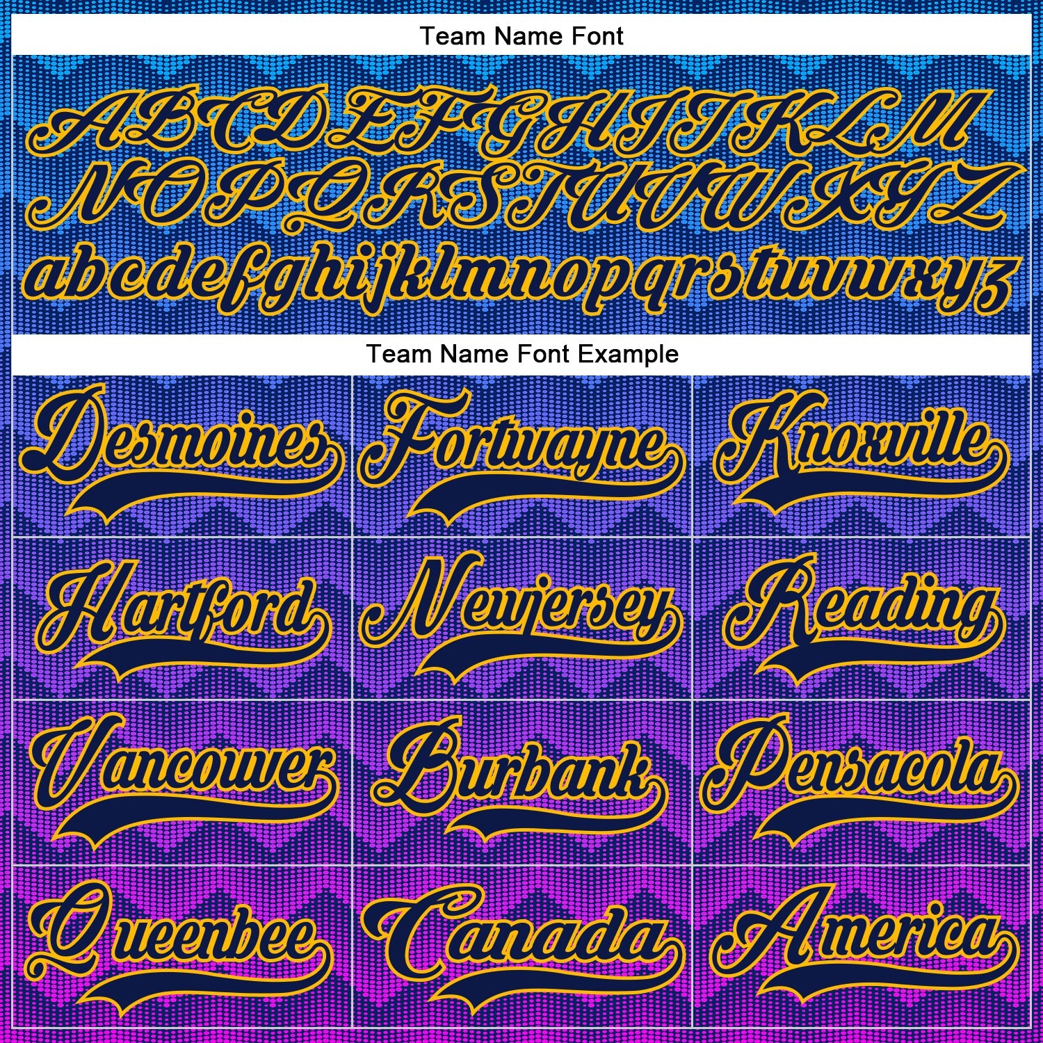 Custom Blue Navy Purple-Gold Abstract Gradient Halftone Pattern Hockey Lace Neck Jersey view 6