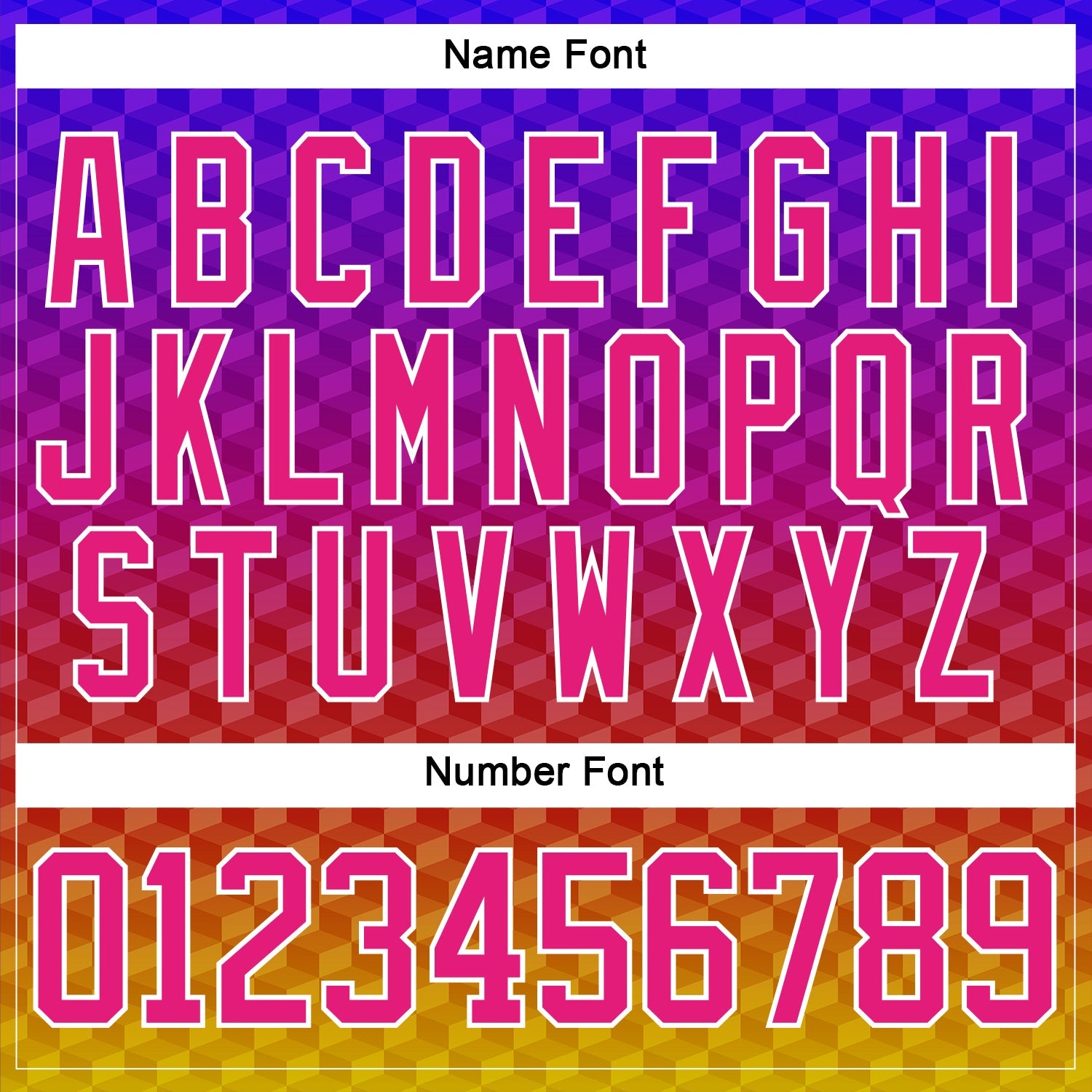 Custom Purple Hot Pink Old Gold-White Abstract Gradient Halftone Pattern Hockey Lace Neck Jersey view 7