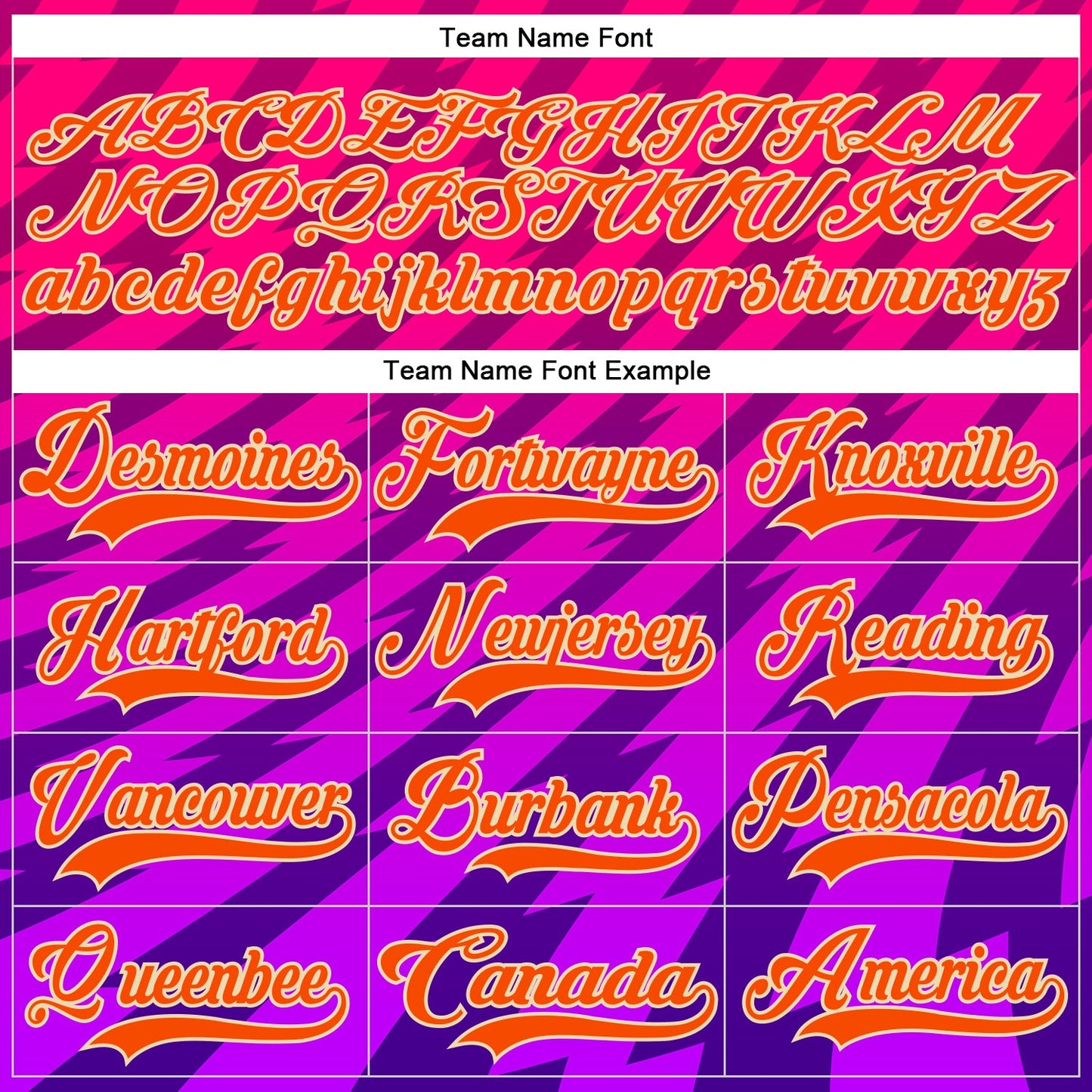 Custom Hot Pink Orange Purple Yellow-Cream Abstract Gradient Halftone Pattern Hockey Lace Neck Jersey view 6