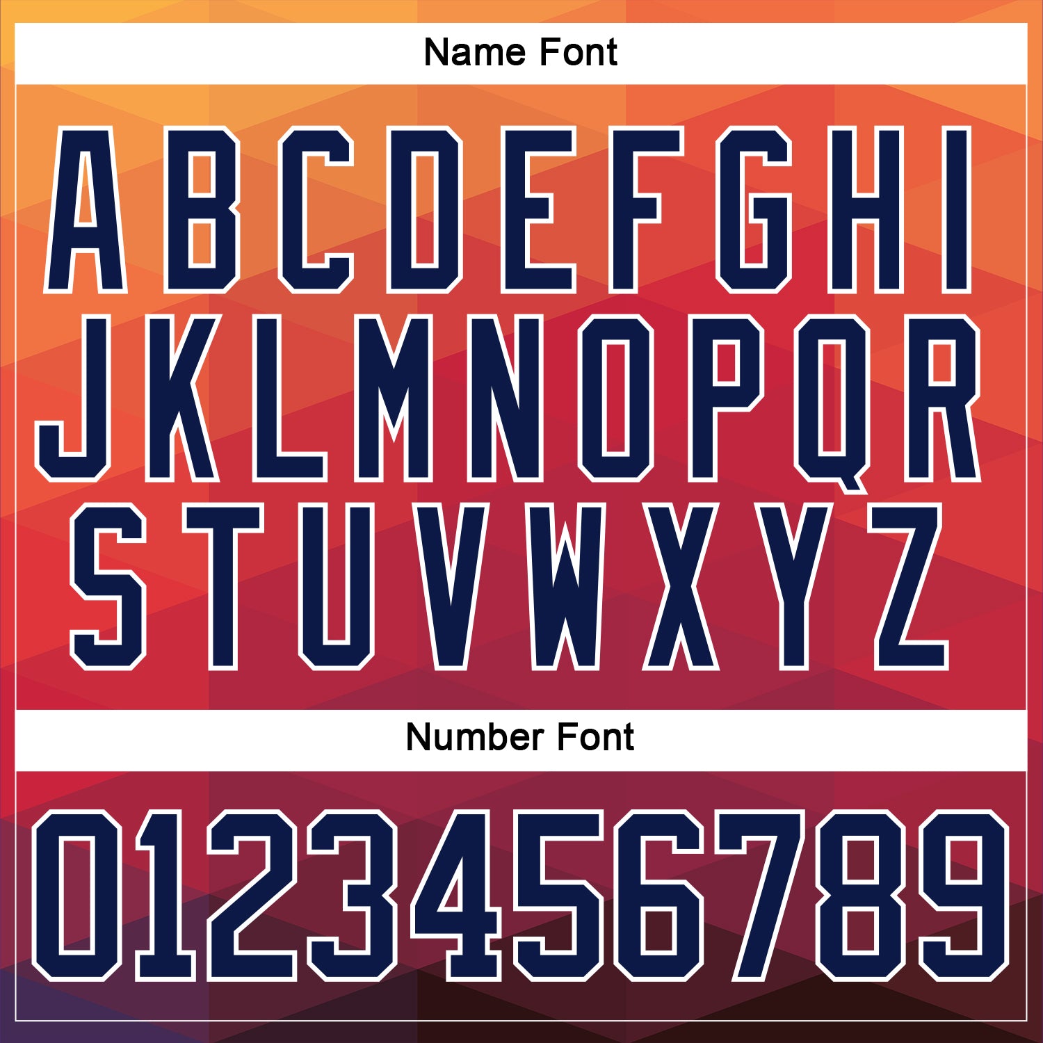 Custom Orange Navy Crimson-White Abstract Gradient Halftone Pattern Hockey Lace Neck Jersey view 7