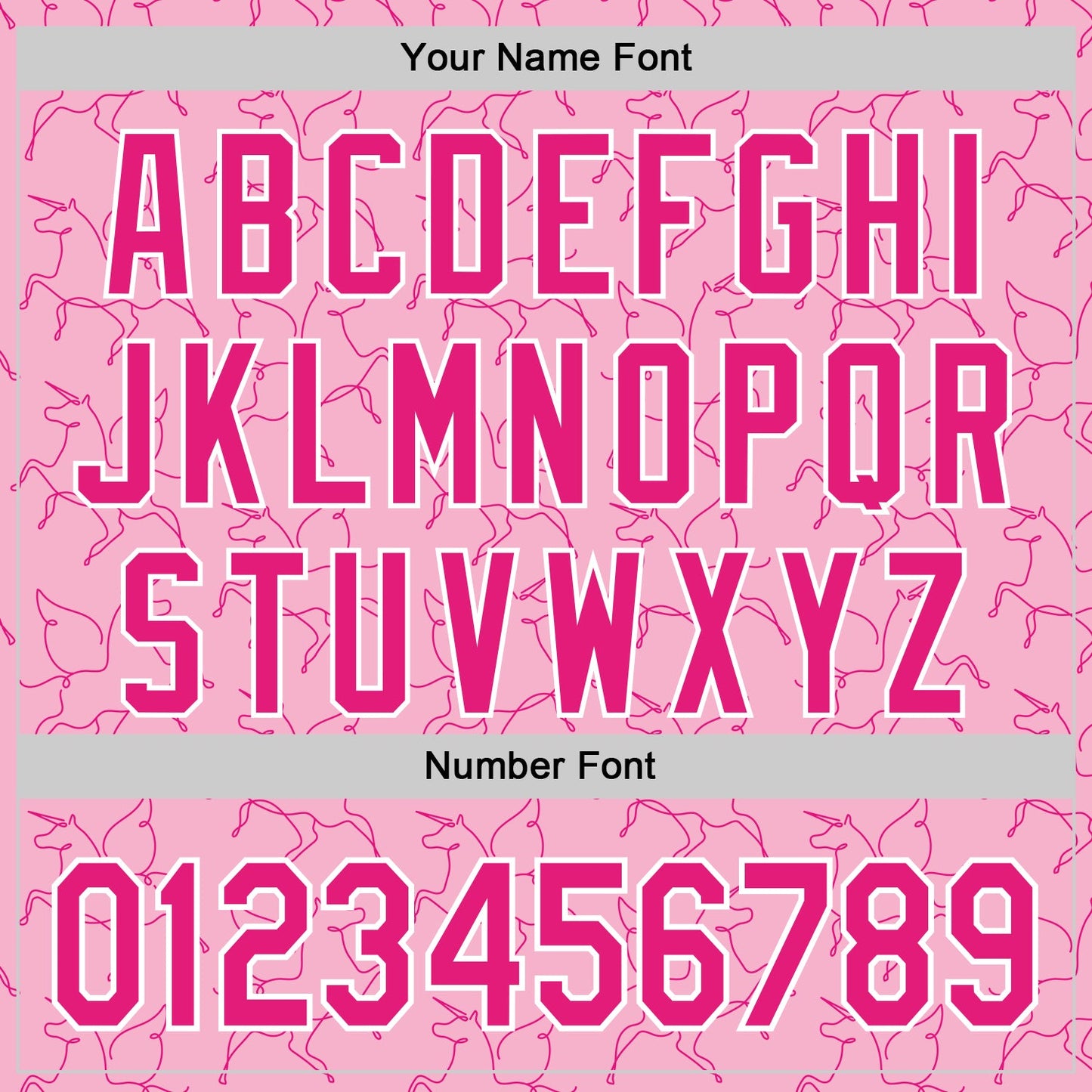 Custom Light Pink Hot Pink-White Valentine's Day Unicorn Authentic Baseball Jersey view 5