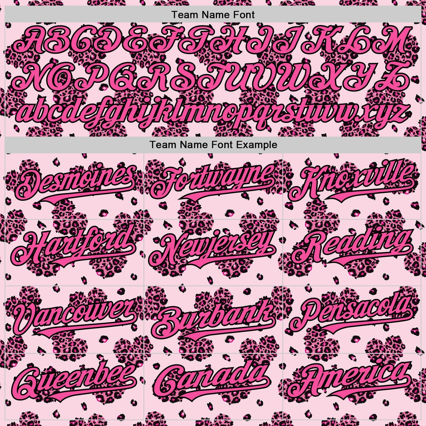 Custom Pink Black Valentine's Day Love Heart Authentic Baseball Jersey view 4