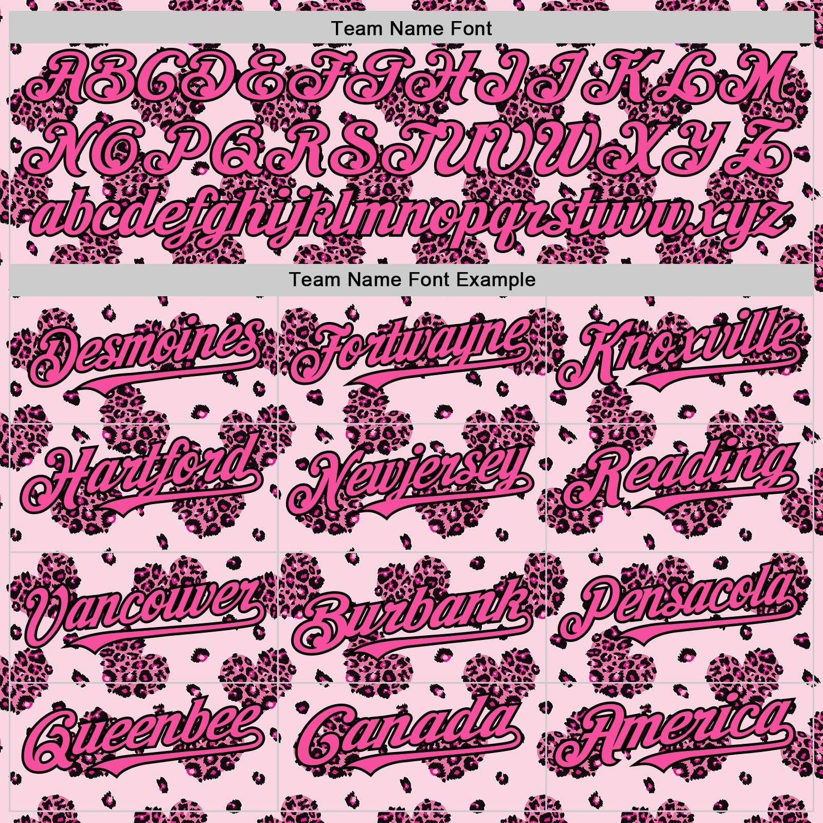 Custom Pink Black Valentine's Day Love Heart Authentic Baseball Jersey view 4