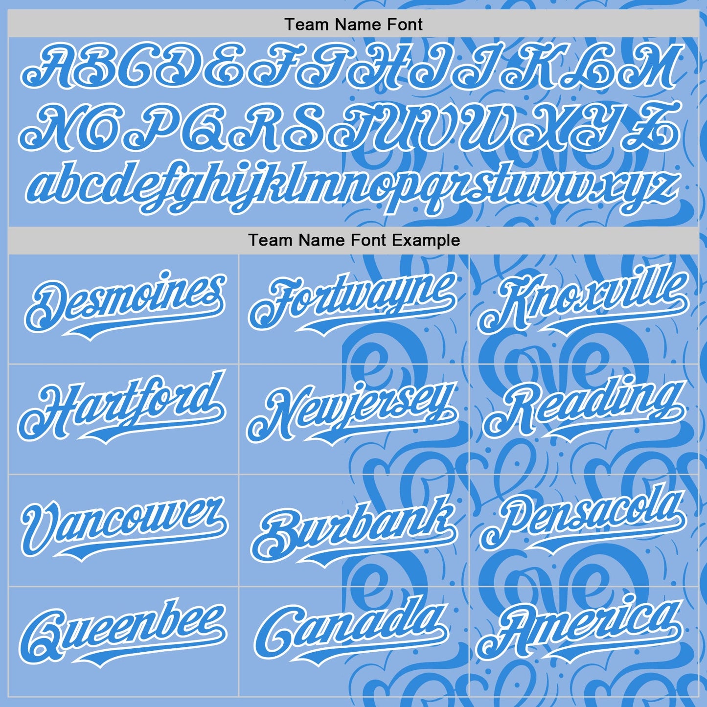 Custom Blue Electric Blue-White Valentine's Day Love Heart Authentic Baseball Jersey view 4