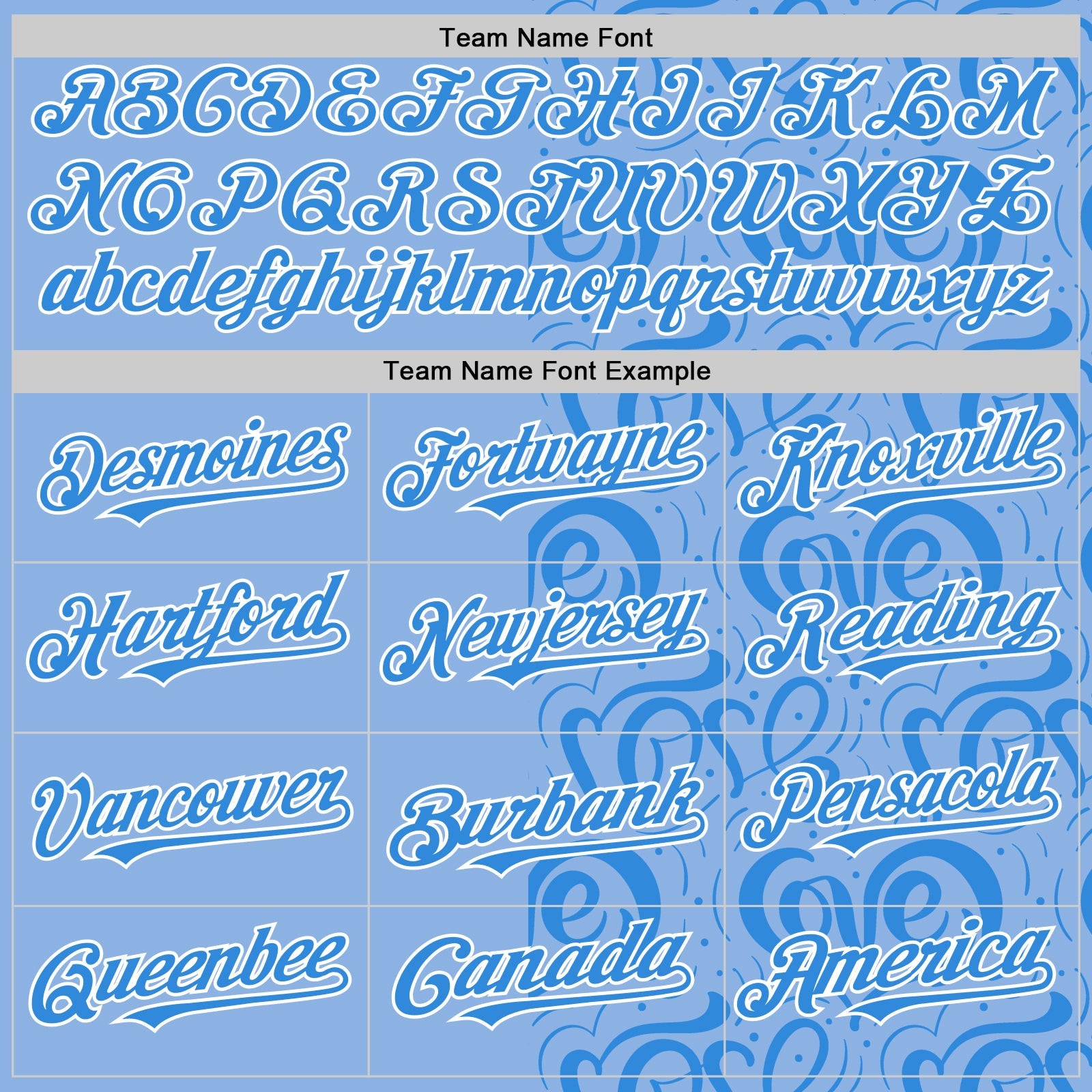 Custom Blue Electric Blue-White Valentine's Day Love Heart Authentic Baseball Jersey view 4