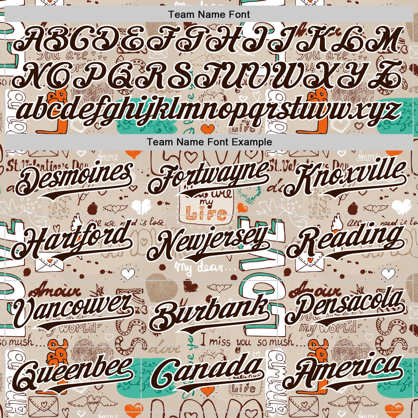 Custom Gray Brown-White Valentine's Day Love Authentic Baseball Jersey view 4