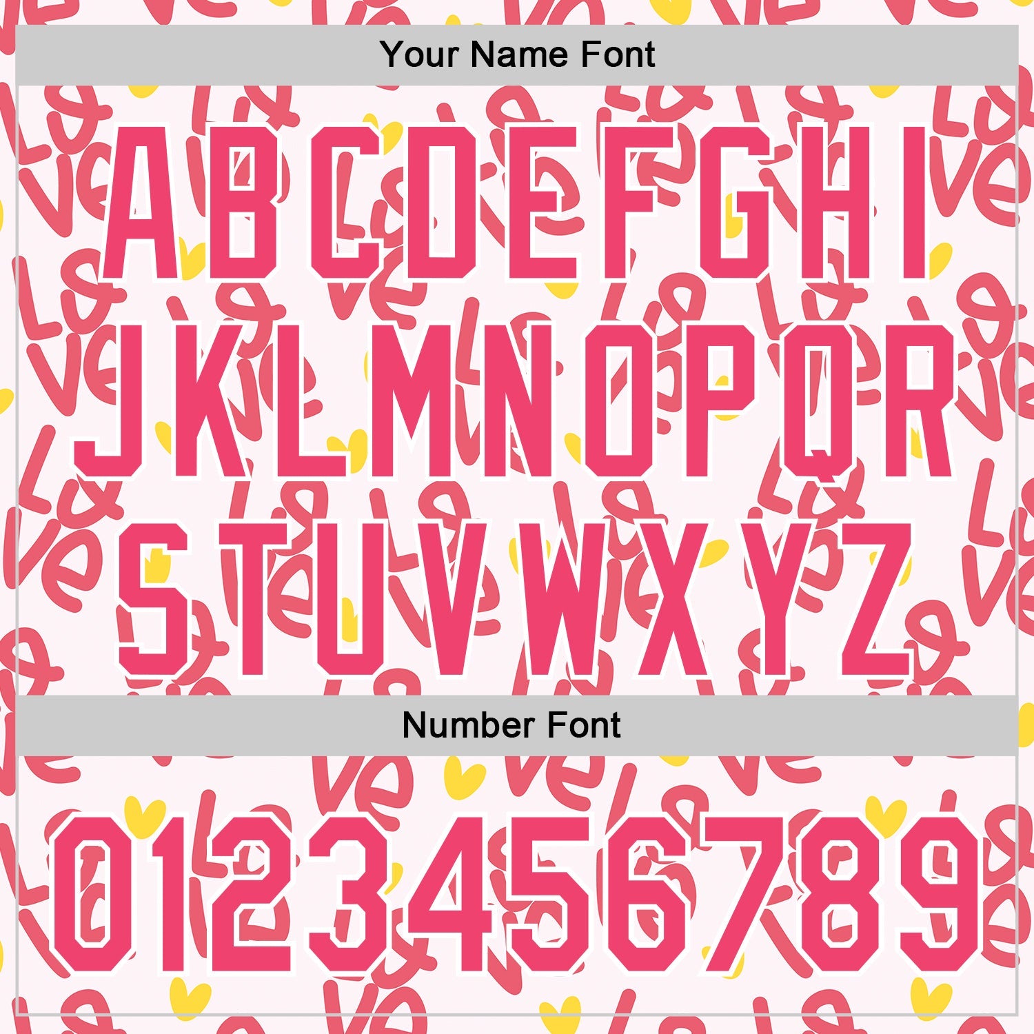 Custom Light Pink Neon Pink-White Valentine's Day Love Heart Authentic Baseball Jersey view 5