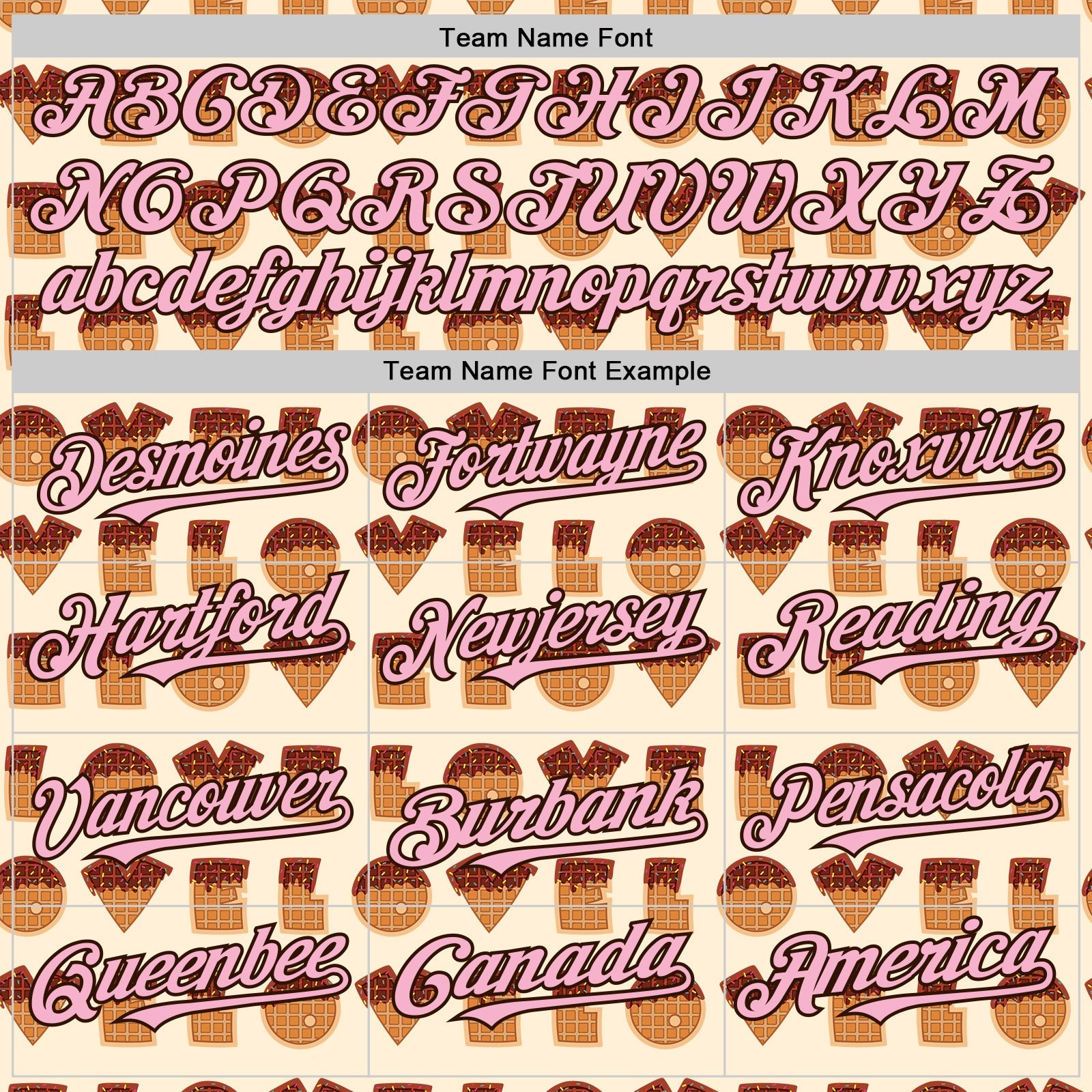 Custom Cream Light Pink-Brown Valentine's Day Love Heart Authentic Baseball Jersey view 4