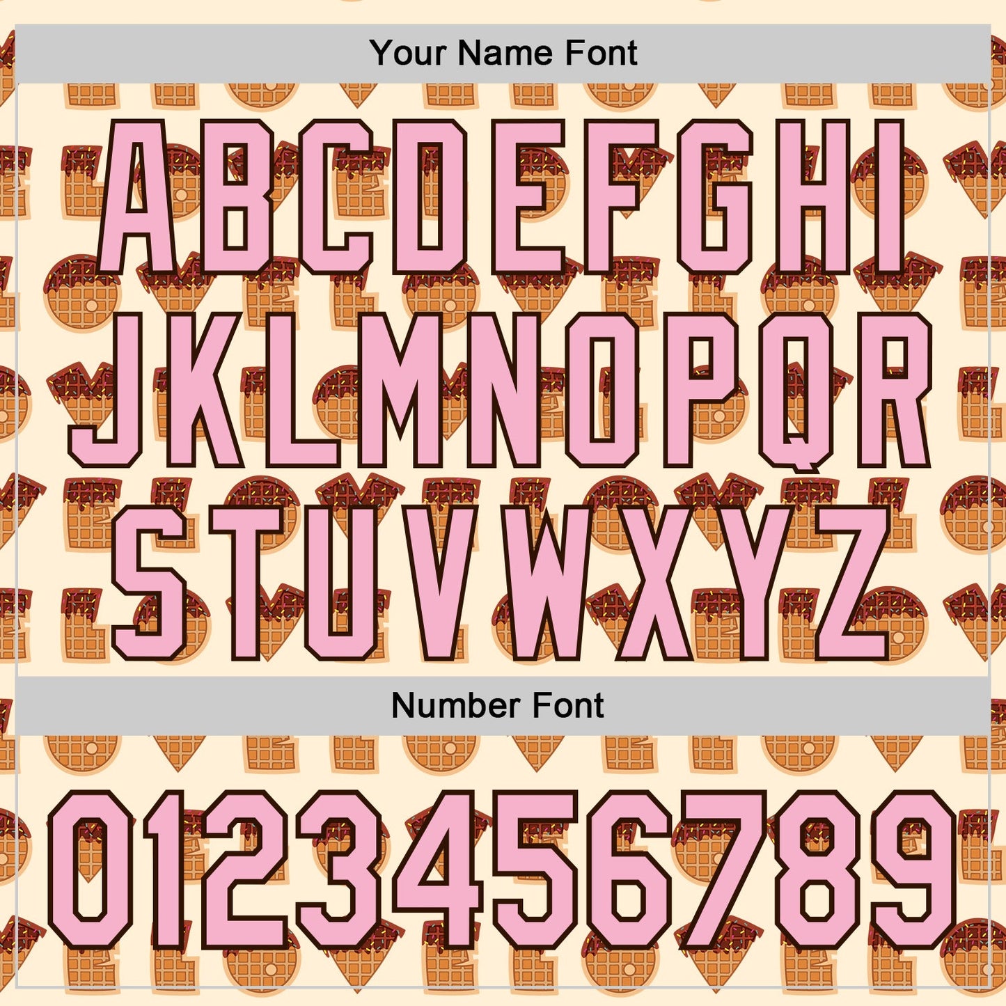 Custom Cream Light Pink-Brown Valentine's Day Love Heart Authentic Baseball Jersey view 5