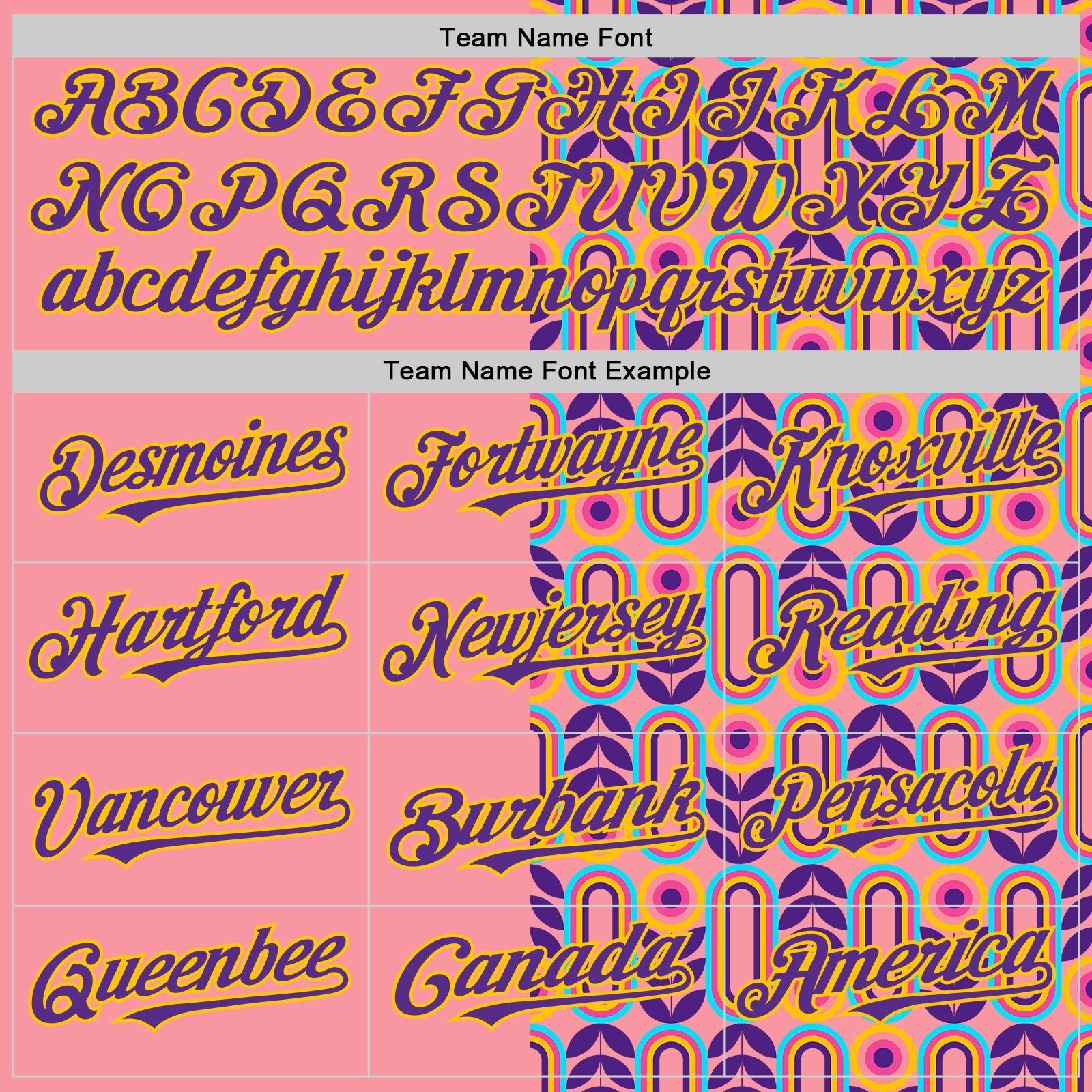 Custom Medium Pink Purple-Yellow Valentine's Day Flower Authentic Baseball Jersey view 4