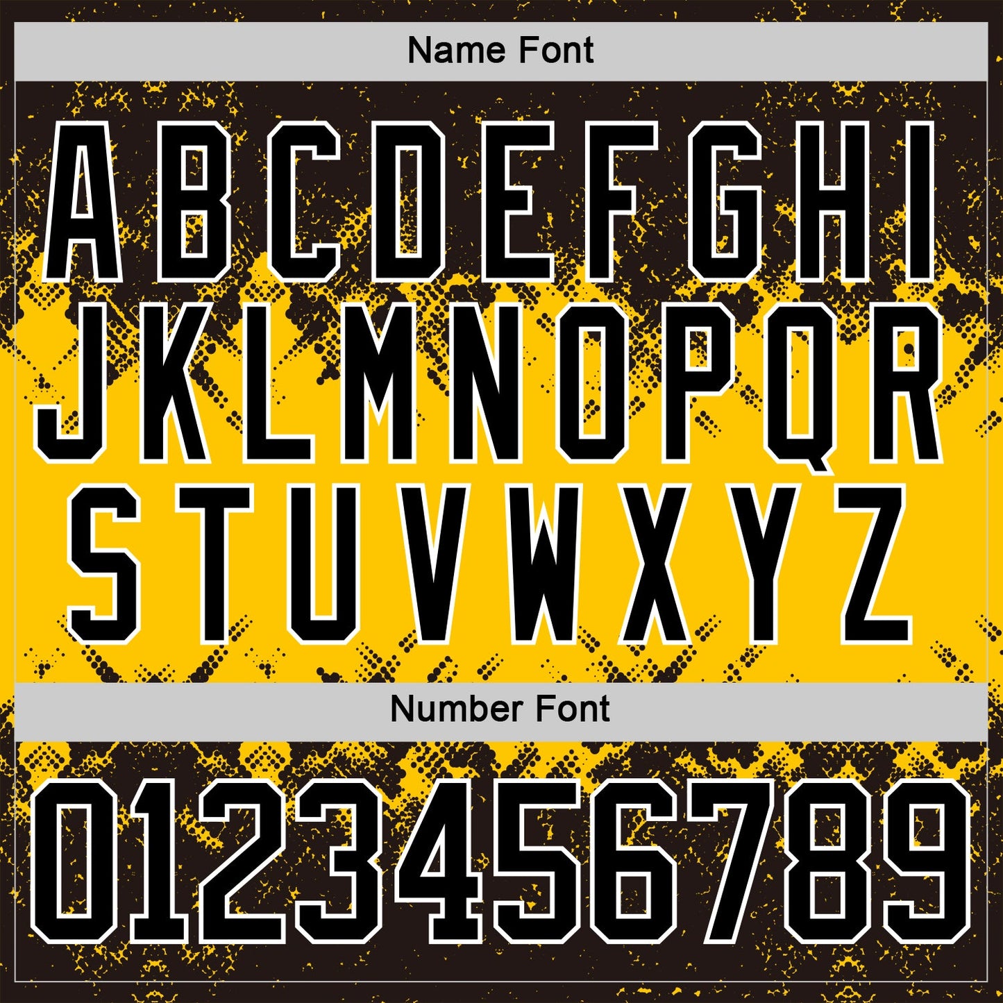 Custom Black Yellow-White Abstract Splatter Paint Hockey Lace Neck Jersey view 7