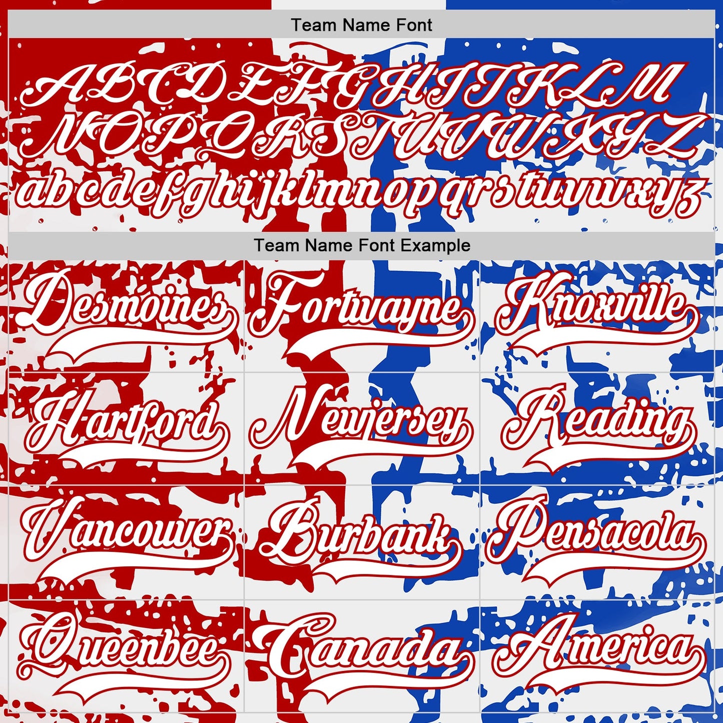 Custom White Thunder Blue-Red Abstract Splatter Paint Hockey Lace Neck Jersey view 6