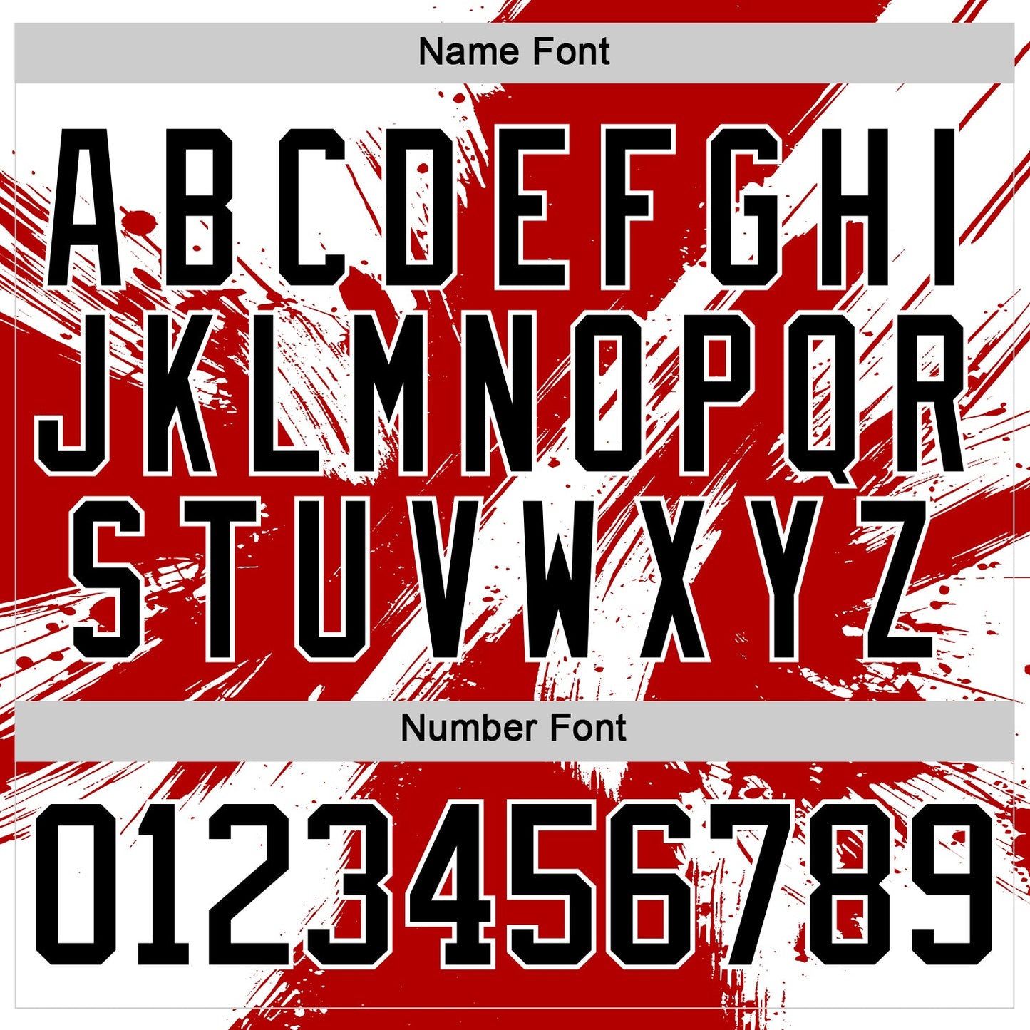 Custom White Black-Red Abstract Splatter Paint Hockey Lace Neck Jersey view 7