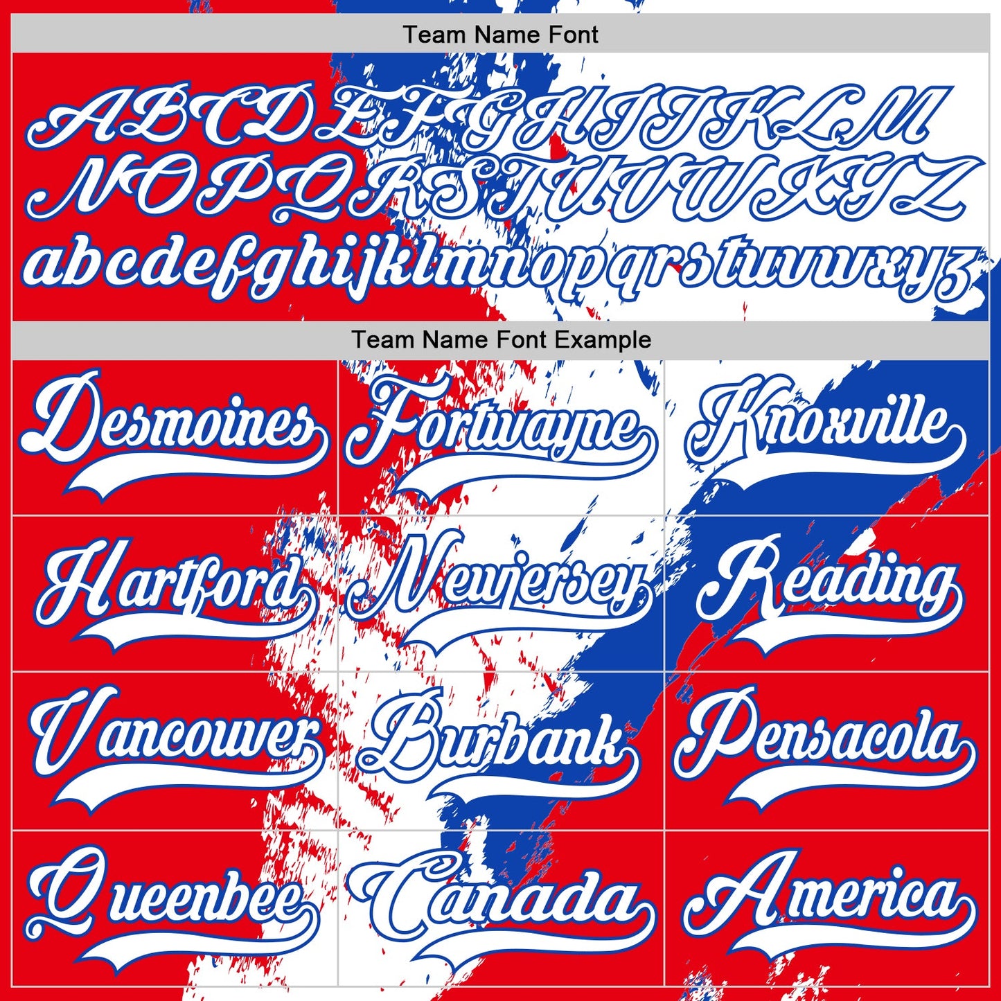 Custom White Thunder Blue-Red Abstract Splatter Paint Hockey Lace Neck Jersey view 6