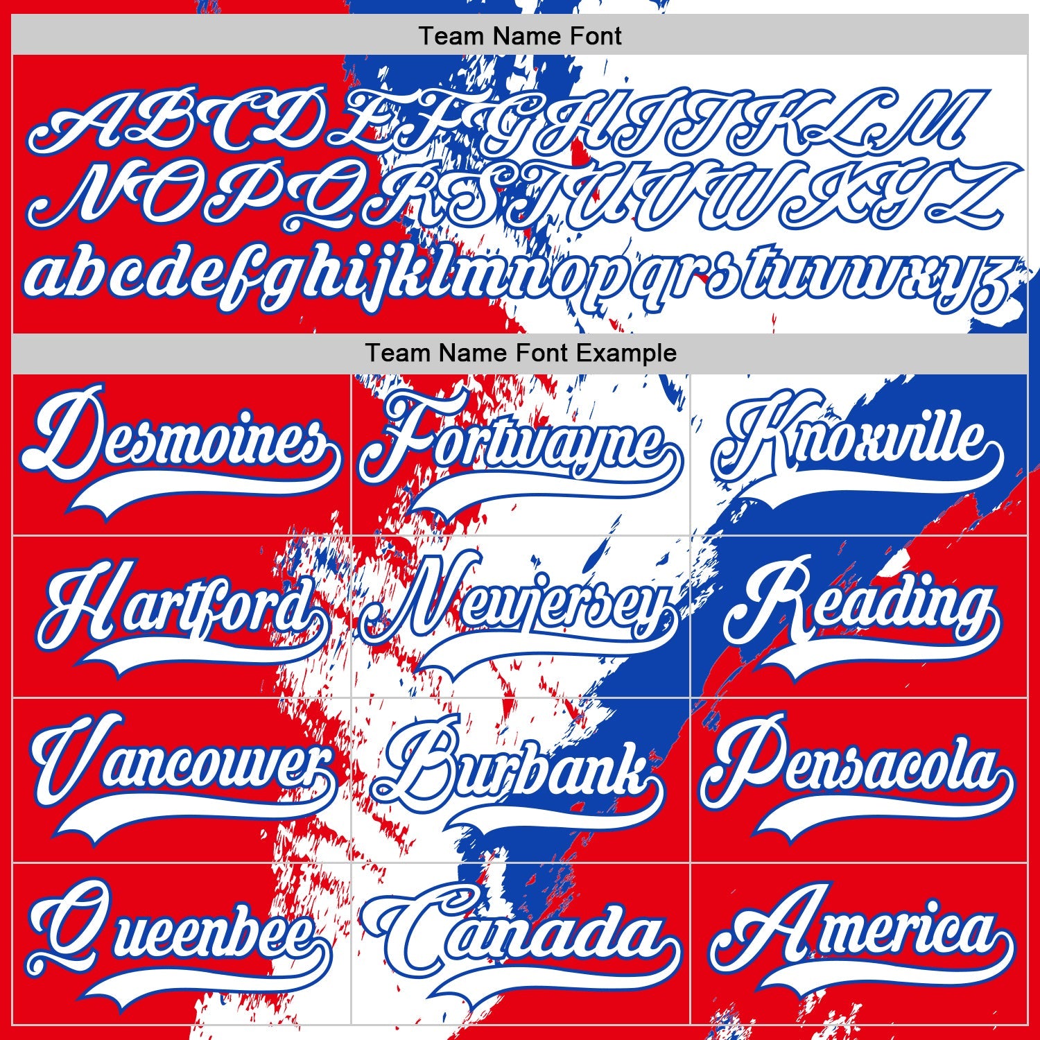 Custom White Thunder Blue-Red Abstract Splatter Paint Hockey Lace Neck Jersey view 6