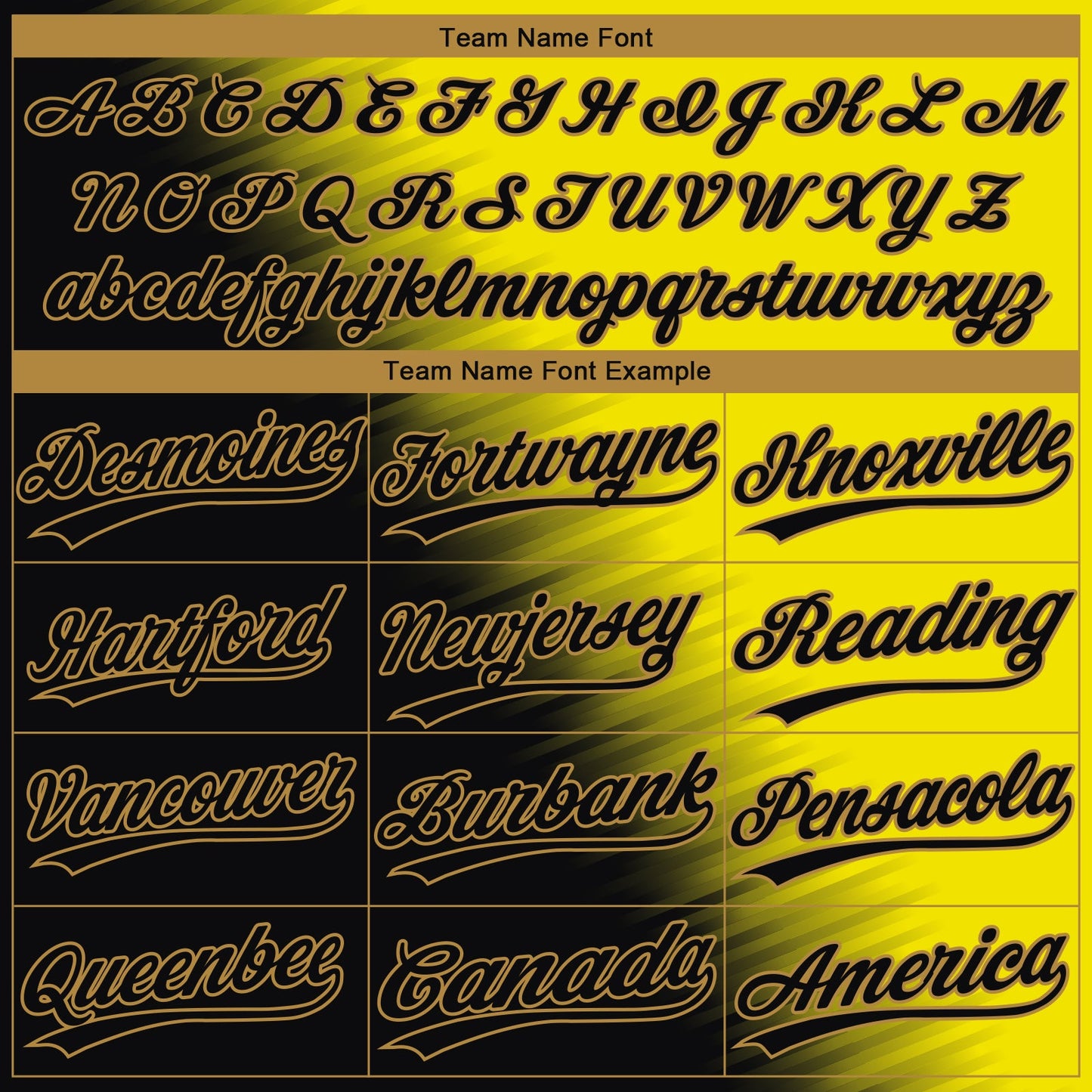 Custom Gold Black-Old Gold 3D Pattern Design Authentic Baseball Jersey view 4