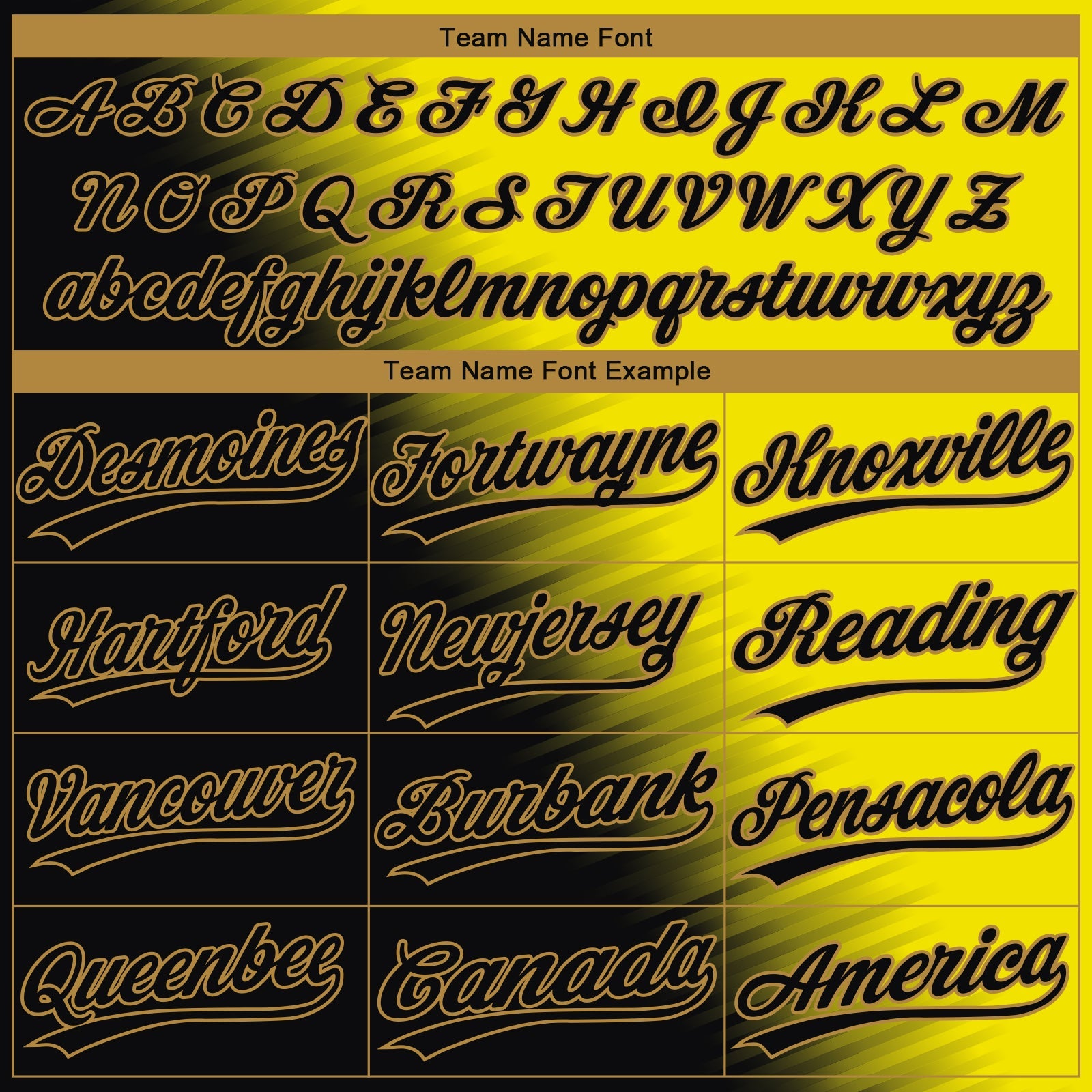 Custom Gold Black-Old Gold 3D Pattern Design Authentic Baseball Jersey view 4