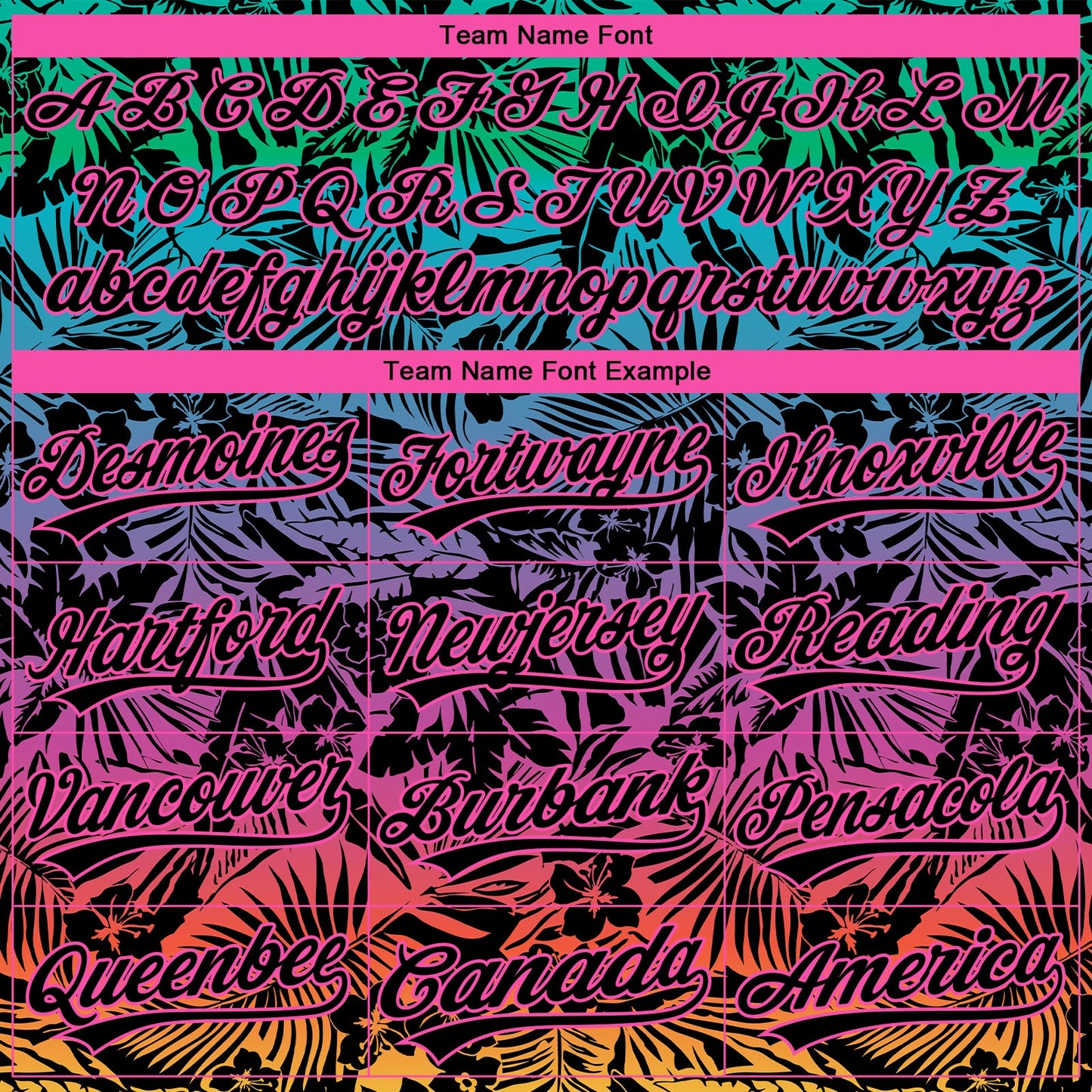 Custom Stitched Black Pink Tropical Hawaii Palm Leaves Sports Pullover Sweatshirt Hoodie view 5