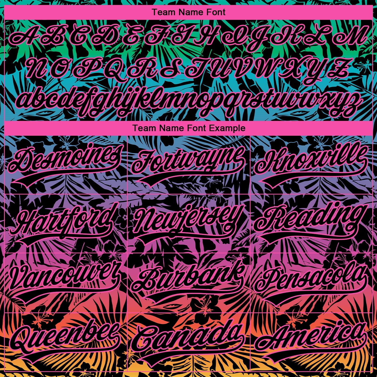 Custom Stitched Black Pink Tropical Hawaii Palm Leaves Sports Pullover Sweatshirt Hoodie view 5