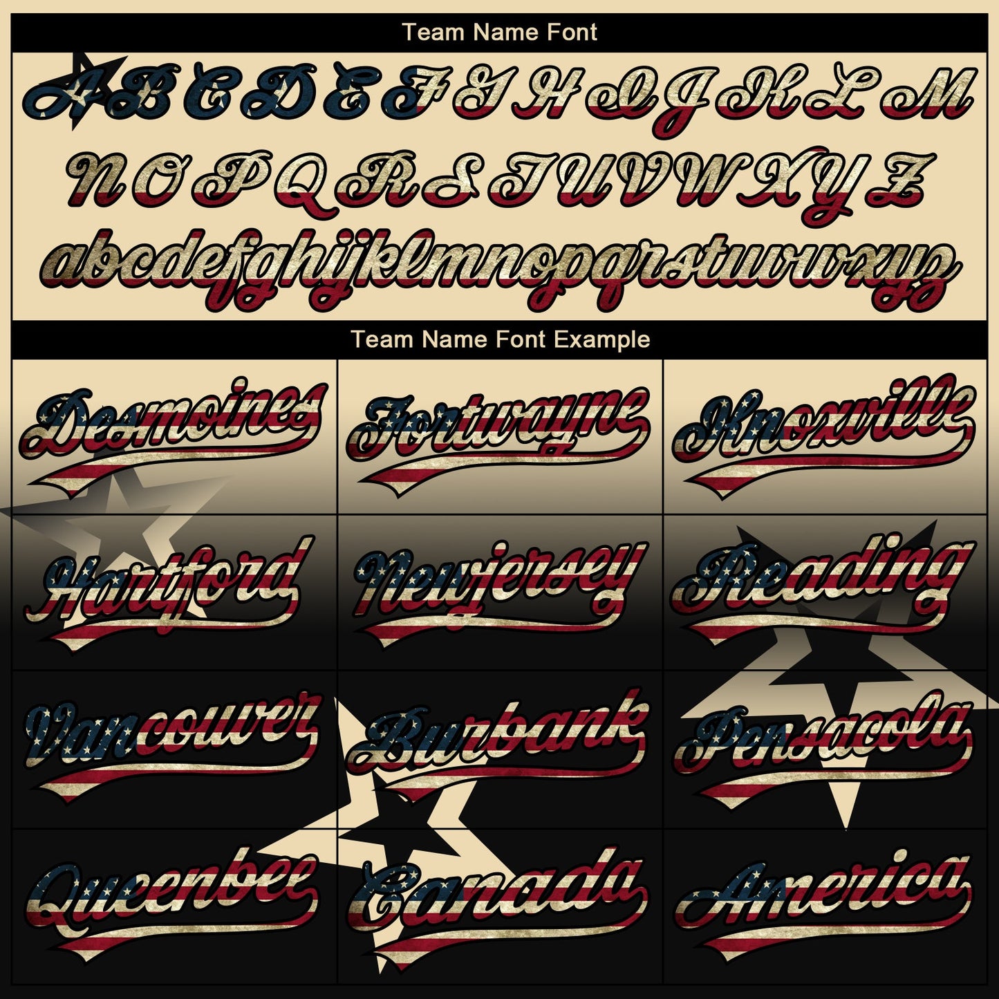 Custom Stitched Cream Vintage USA Flag-Black Gradient Style Twinkle Star Sports Pullover Sweatshirt Hoodie view 5