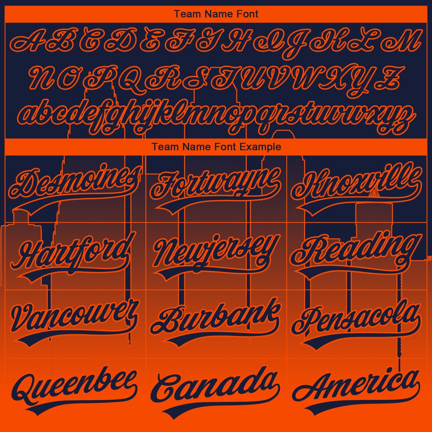 Custom Stitched Navy Orange Gradient Fashion Houston City Edition Sports Pullover Sweatshirt Hoodie view 5