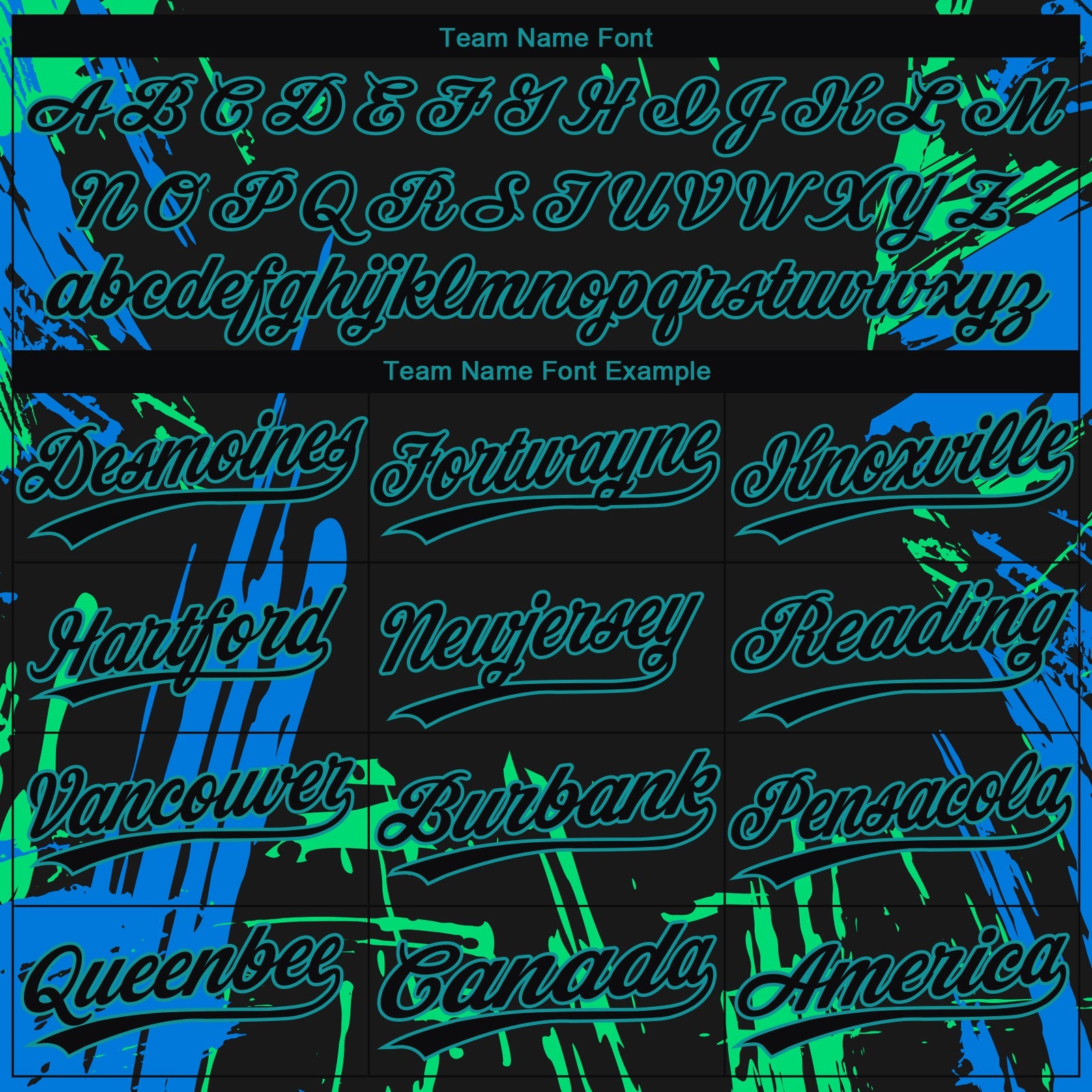 Custom Black Black Teal-Light Blue 3D Pattern Design Authentic Baseball Jersey view 4