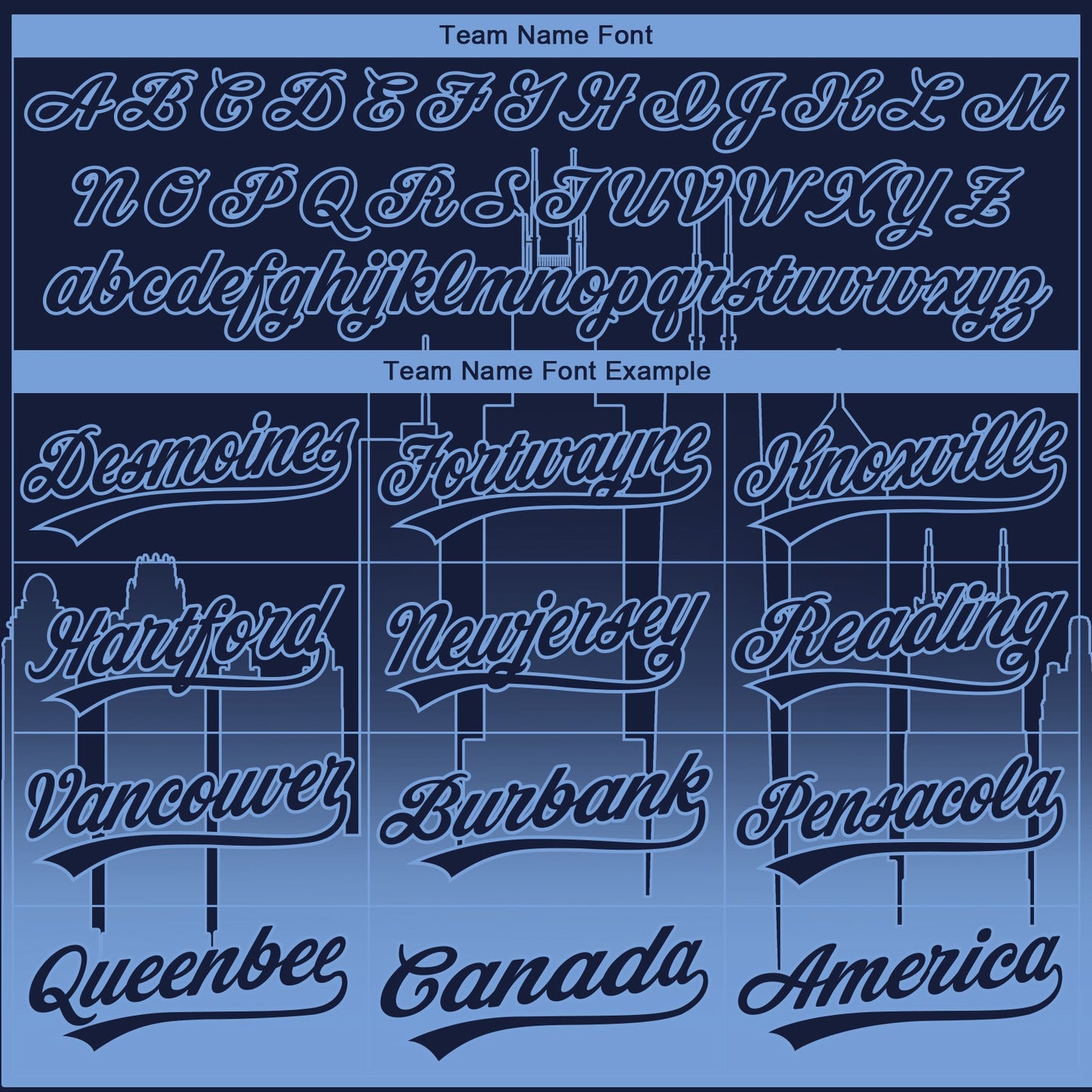 Custom Stitched Navy Light Blue Gradient Fashion Chicago City Edition Sports Pullover Sweatshirt Hoodie view 5