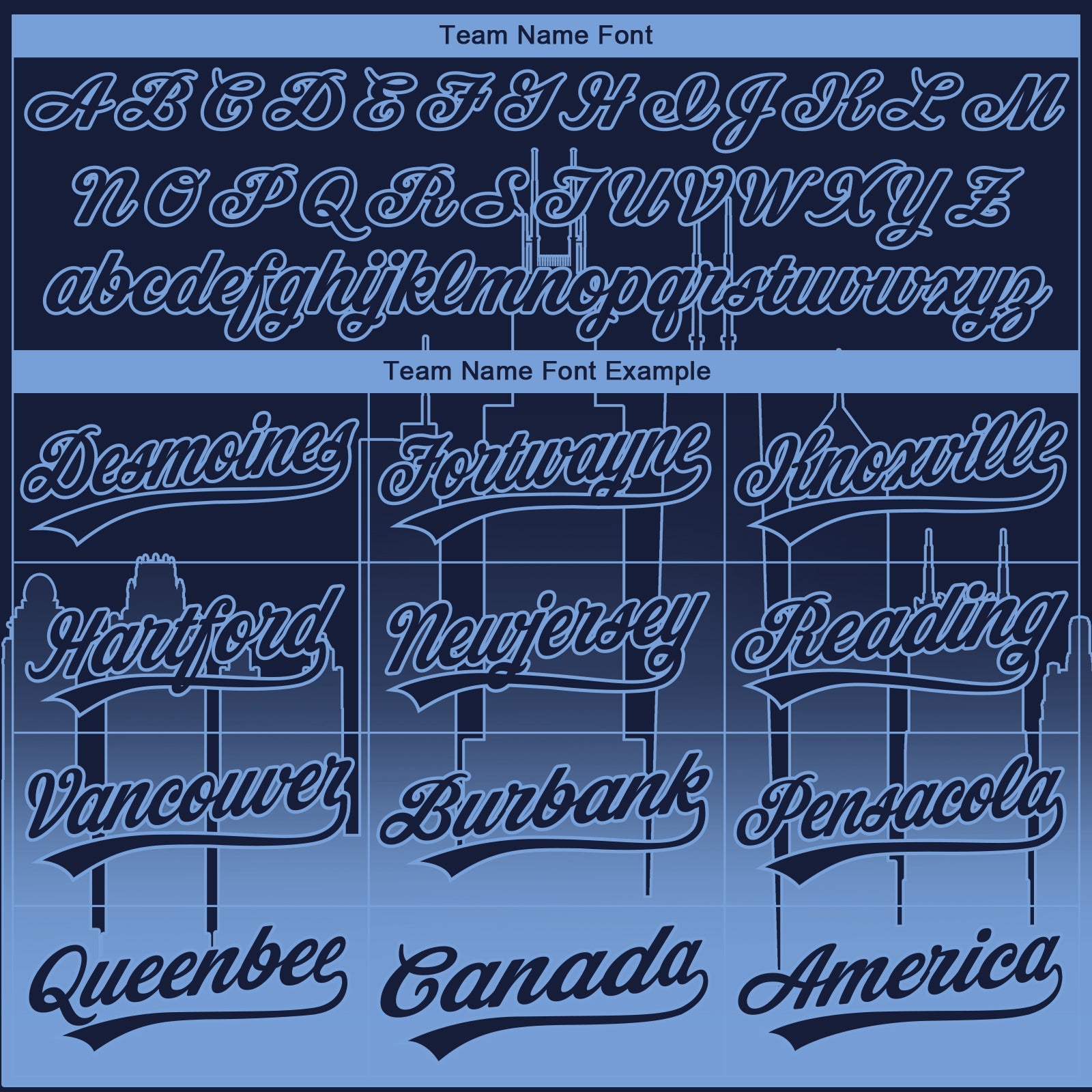 Custom Stitched Navy Light Blue Gradient Fashion Chicago City Edition Sports Pullover Sweatshirt Hoodie view 5