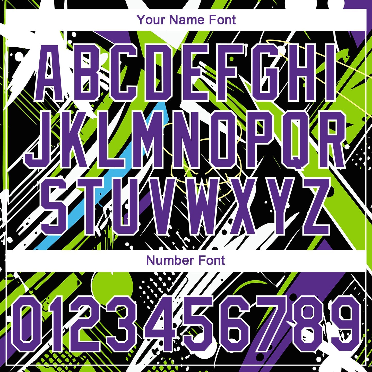 Custom Stitched Graffiti Pattern Purple-White Abstract Splatter Sports Pullover Sweatshirt Hoodie view 6