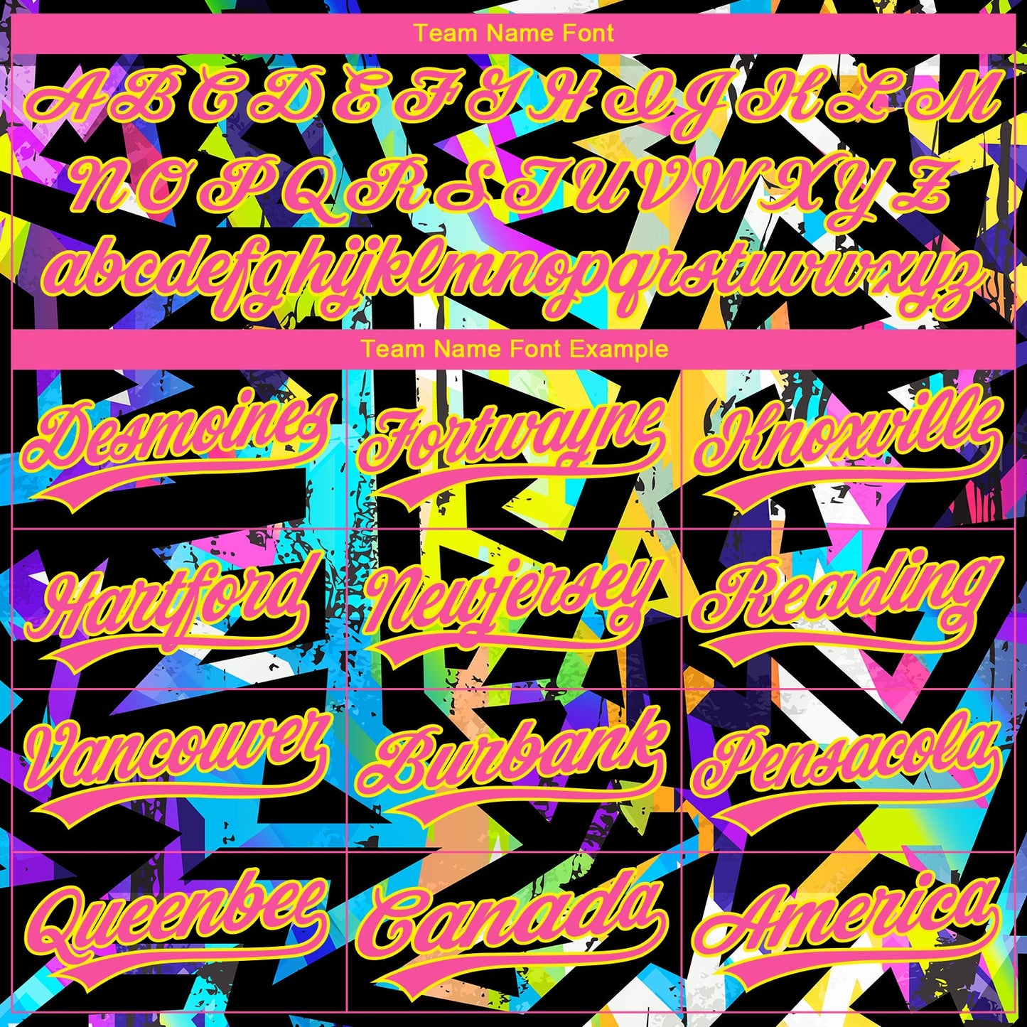 Custom Stitched Graffiti Pattern Pink-Lakes Blue Abstract Geometric Sports Pullover Sweatshirt Hoodie view 5
