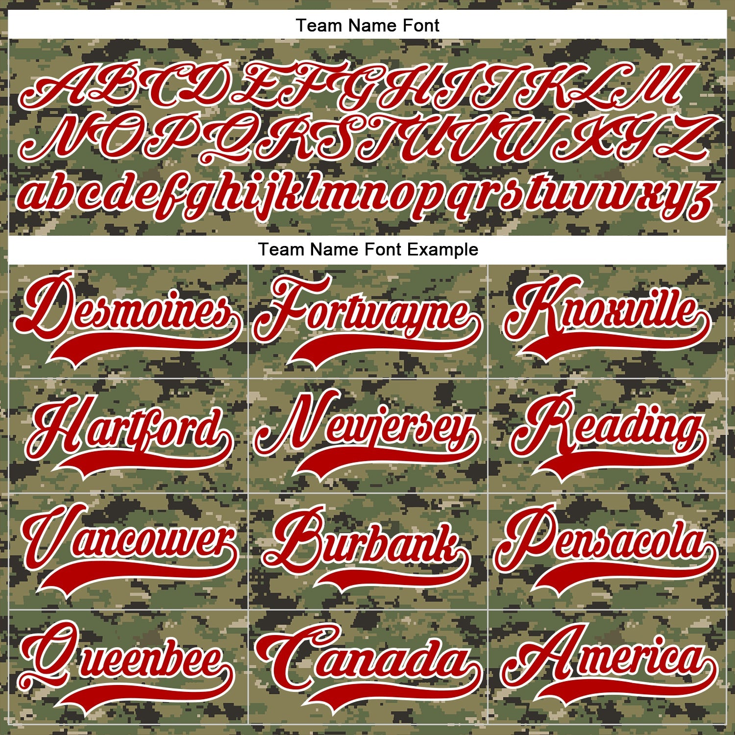 Custom Camo Red Royal-White American Flag Camouflage Hockey Lace Neck Jersey view 6