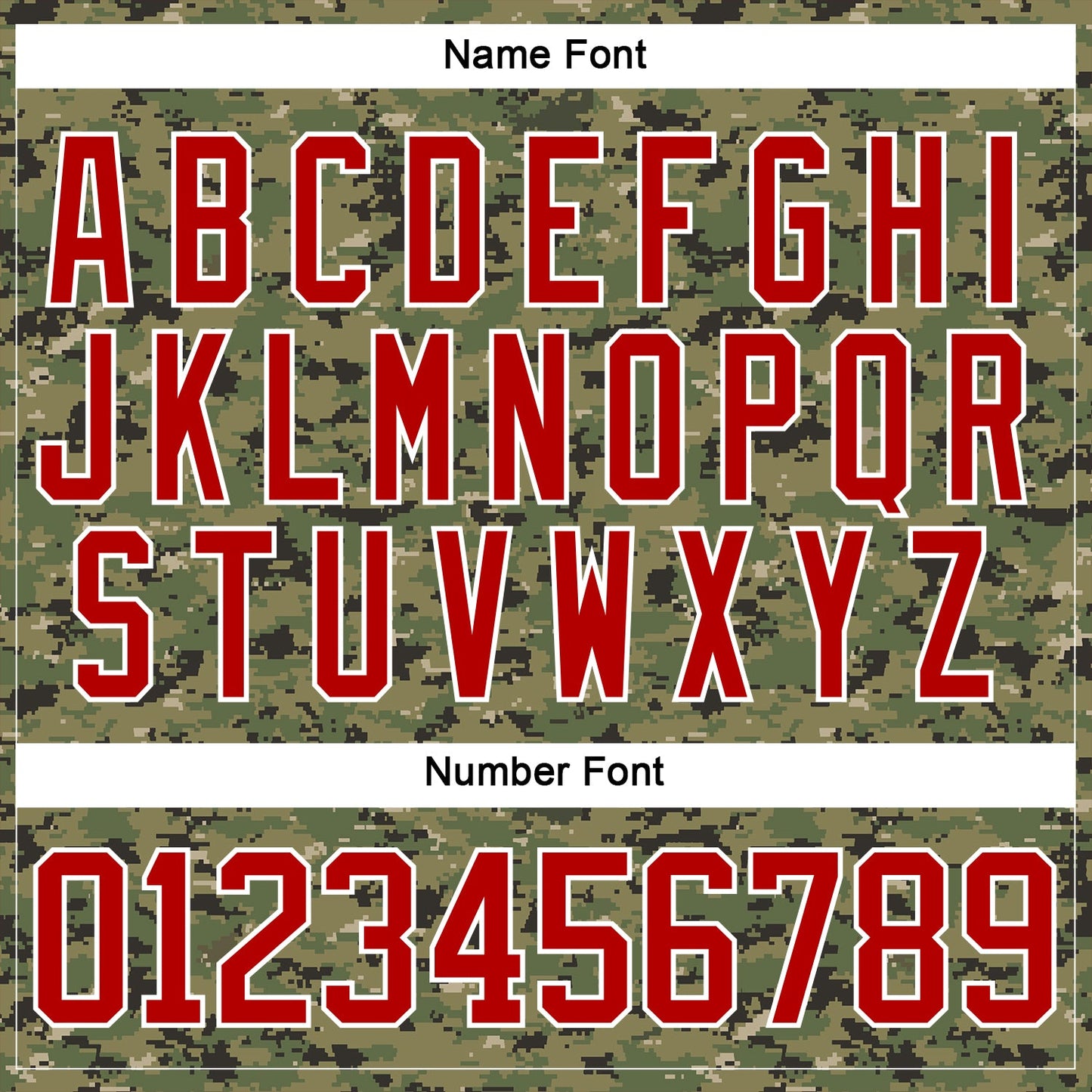Custom Camo Red Royal-White American Flag Camouflage Hockey Lace Neck Jersey view 7