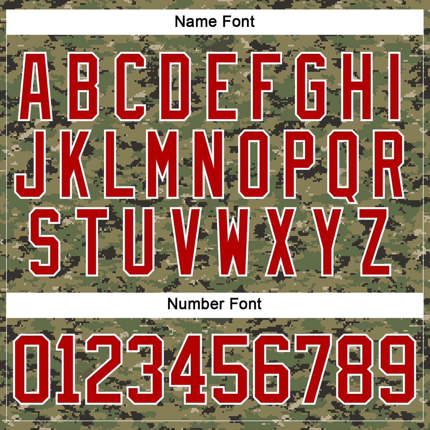 Custom Camo Red Royal-White American Flag Camouflage Hockey Lace Neck Jersey view 7