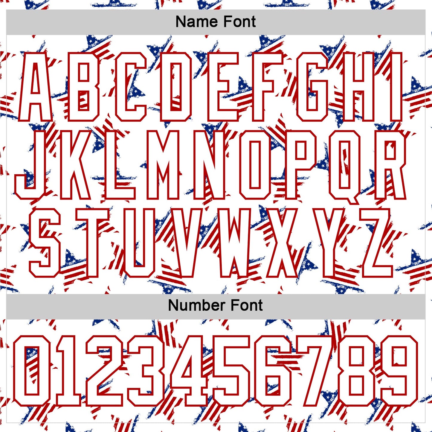 Custom White Royal-Red American Flag Hockey Lace Neck Jersey view 7