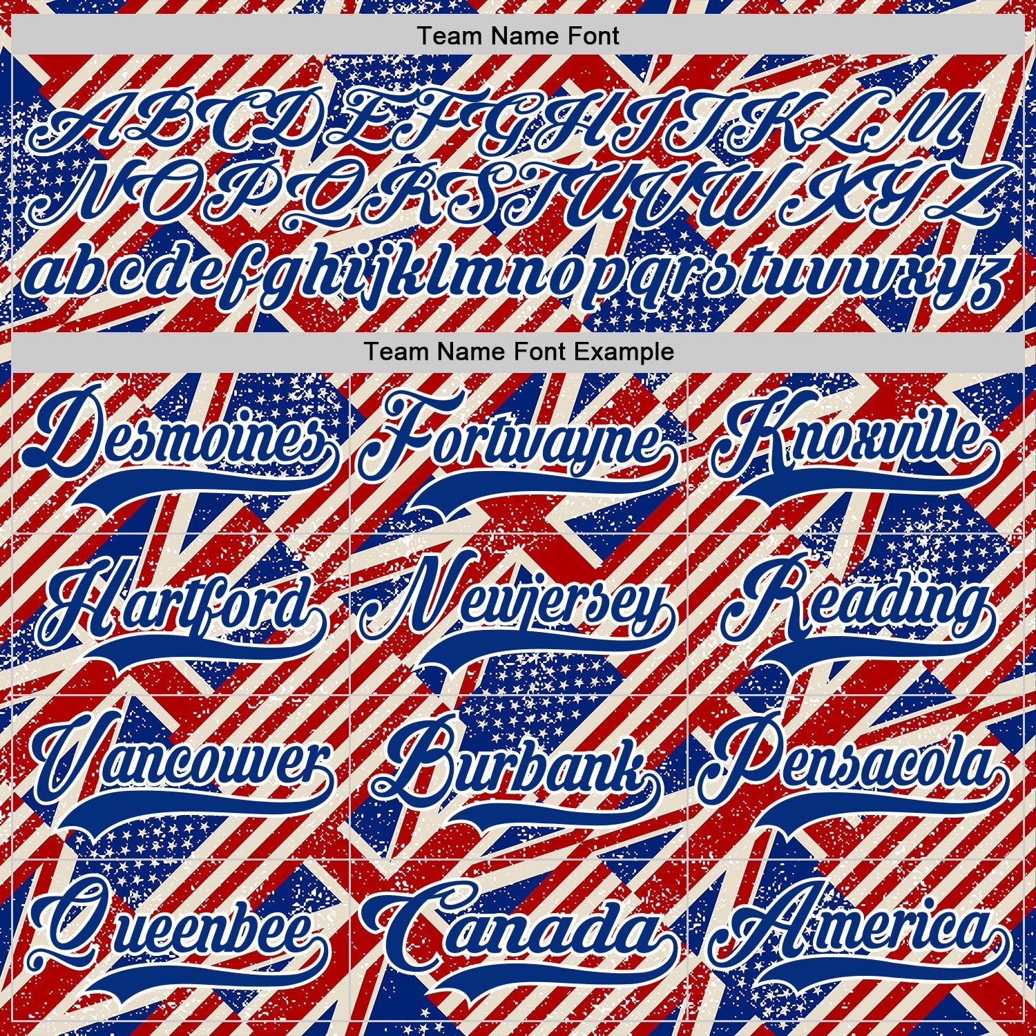Custom Royal Red Cream-White American Flag Grunge Hockey Lace Neck Jersey view 6