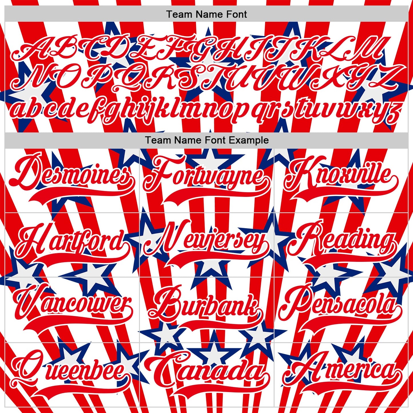 Custom Royal Fire Red-White American Flag Hockey Lace Neck Jersey view 6