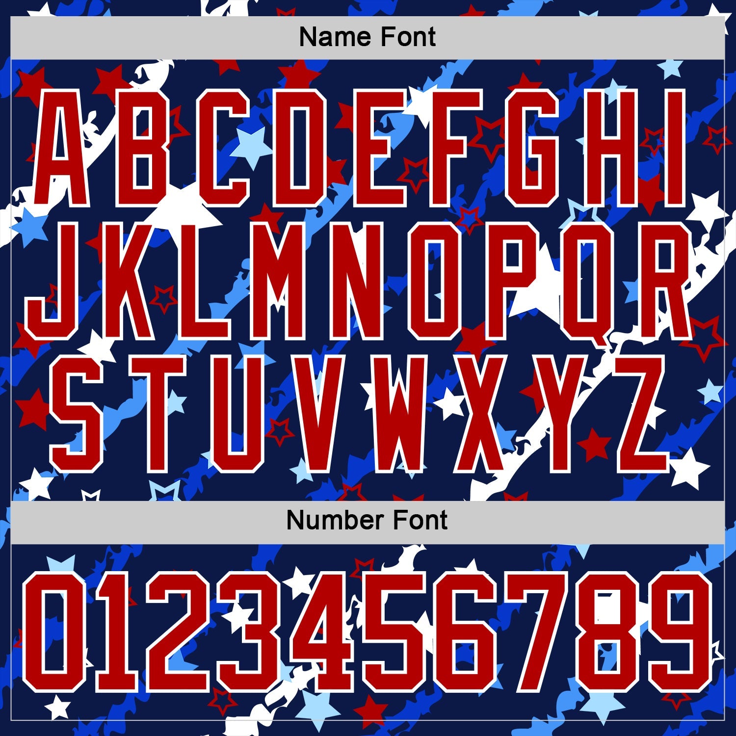 Custom Blue Red-White American Flag Hockey Lace Neck Jersey view 7