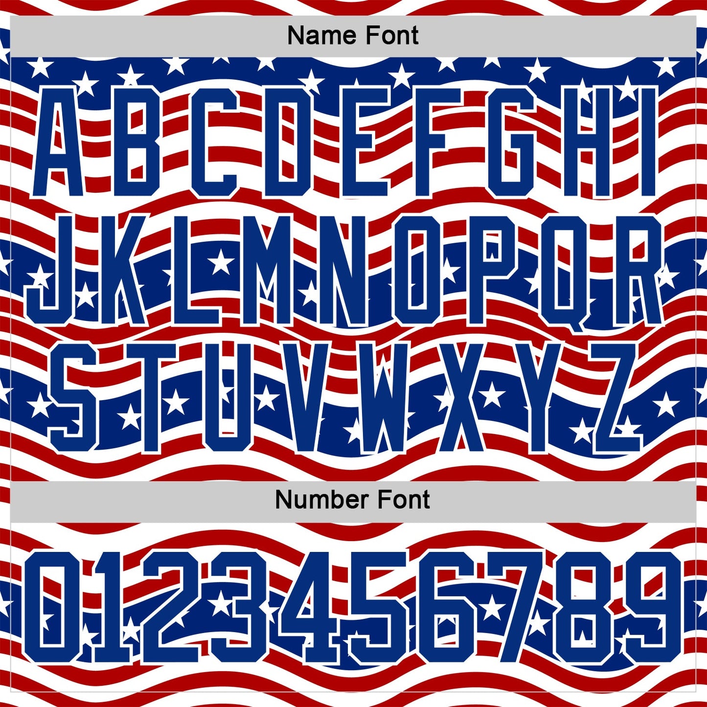 Custom White Royal-Red American Flag Hockey Lace Neck Jersey view 7