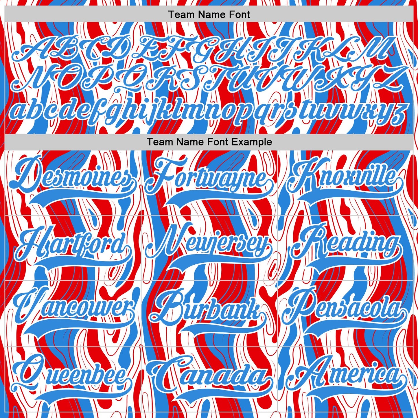 Custom White Powder Blue-Red American Flag Hockey Lace Neck Jersey view 6