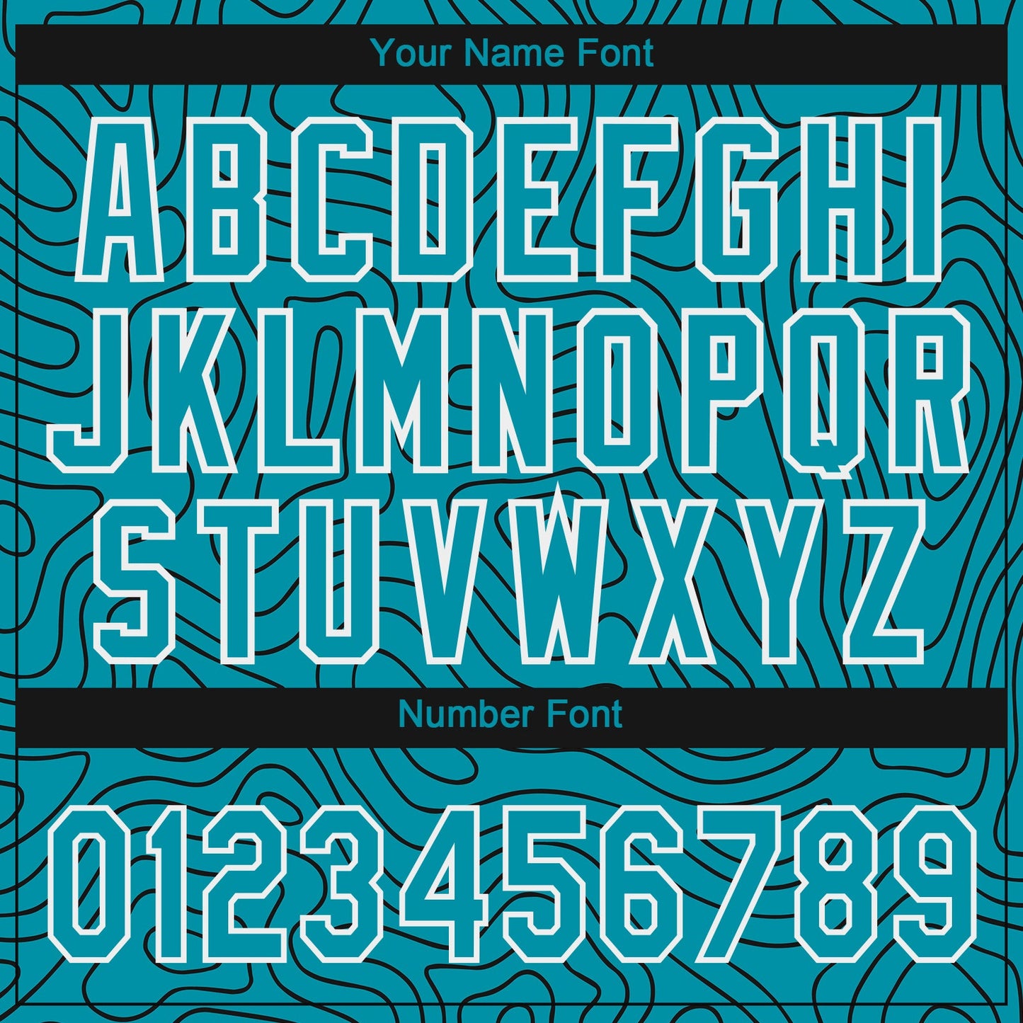 Custom Teal Teal-Black 3D Pattern Design Authentic Baseball Jersey view 5
