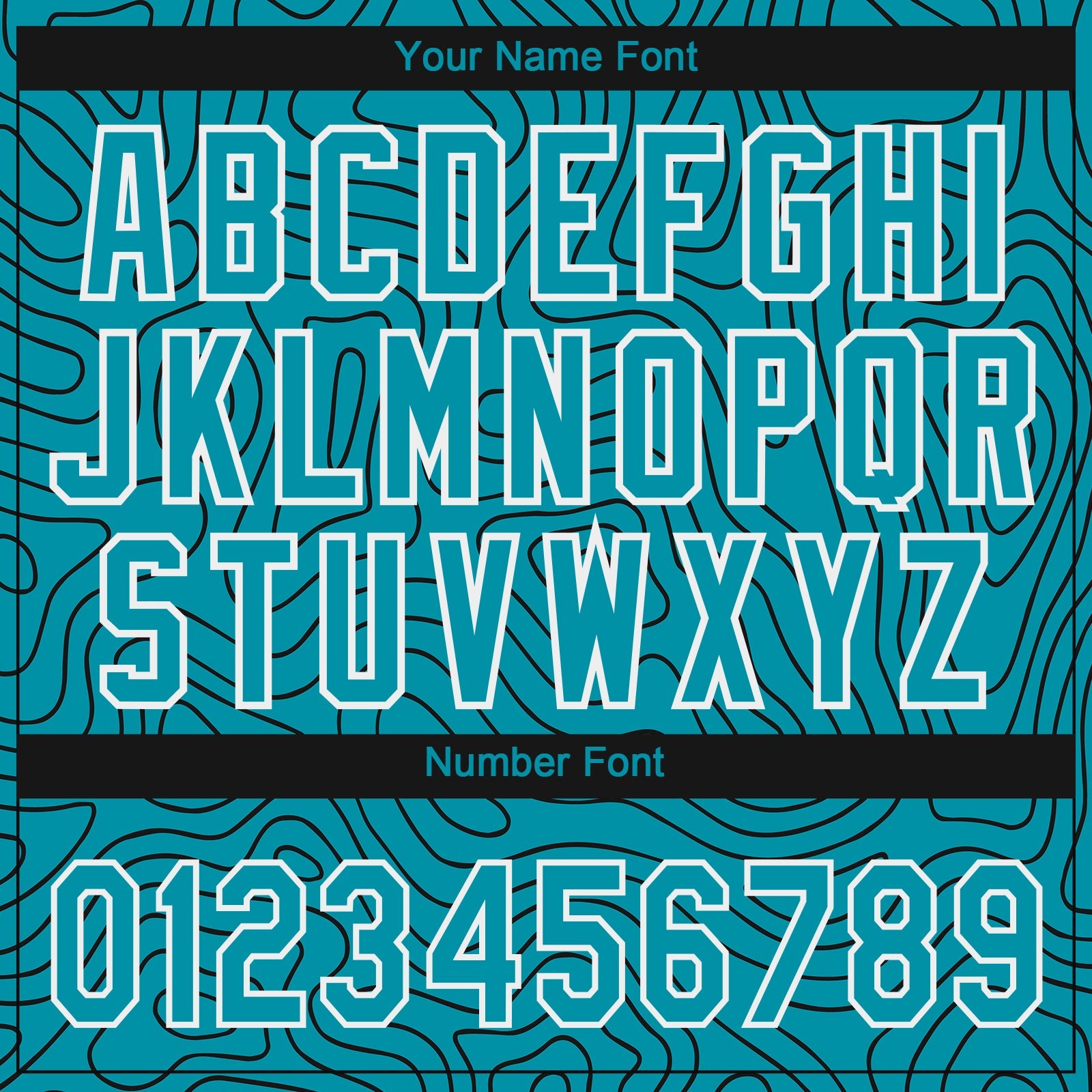 Custom Teal Teal-Black 3D Pattern Design Authentic Baseball Jersey view 5
