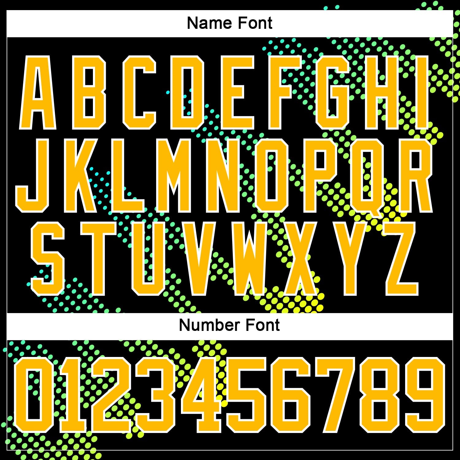 Custom Aurora Green Gold Black-White Foodie Funny Fries Hockey Lace Neck Jersey view 5