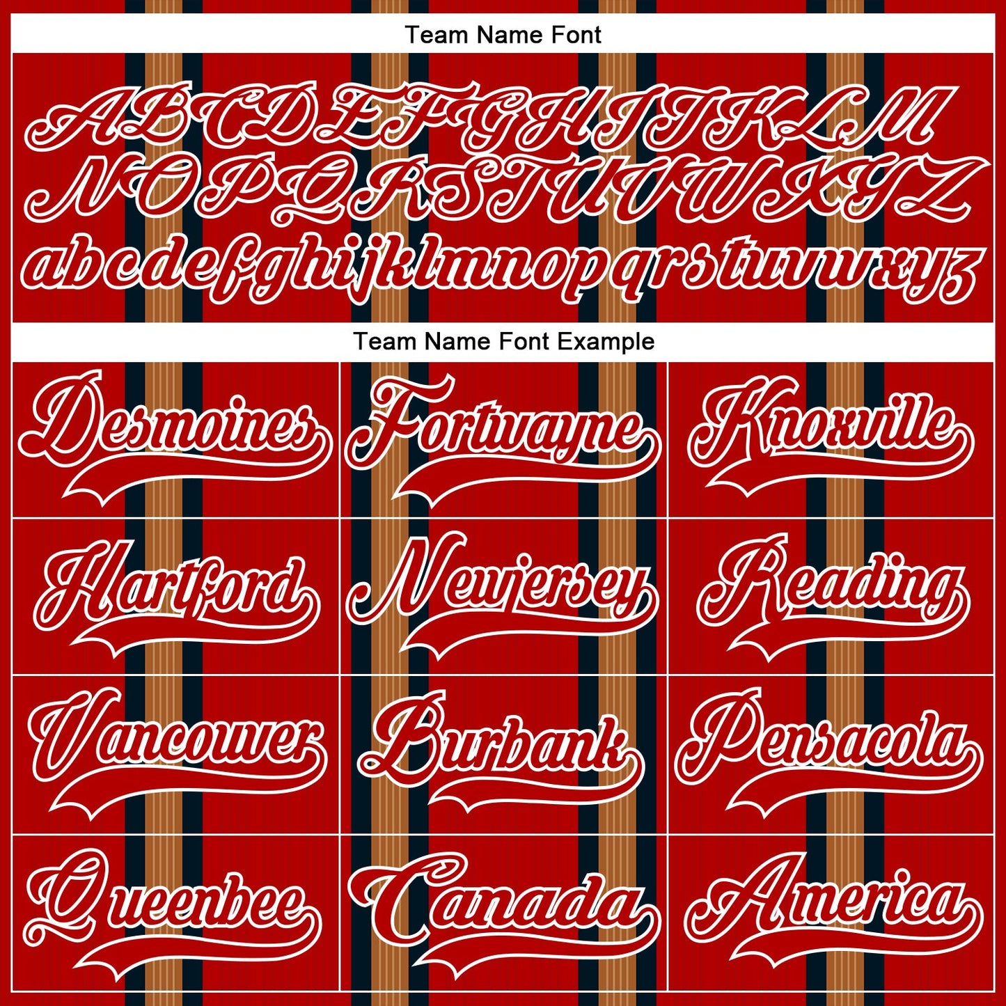 Custom Red Old Gold Black-White Stripe Hockey Lace Neck Jersey view 6