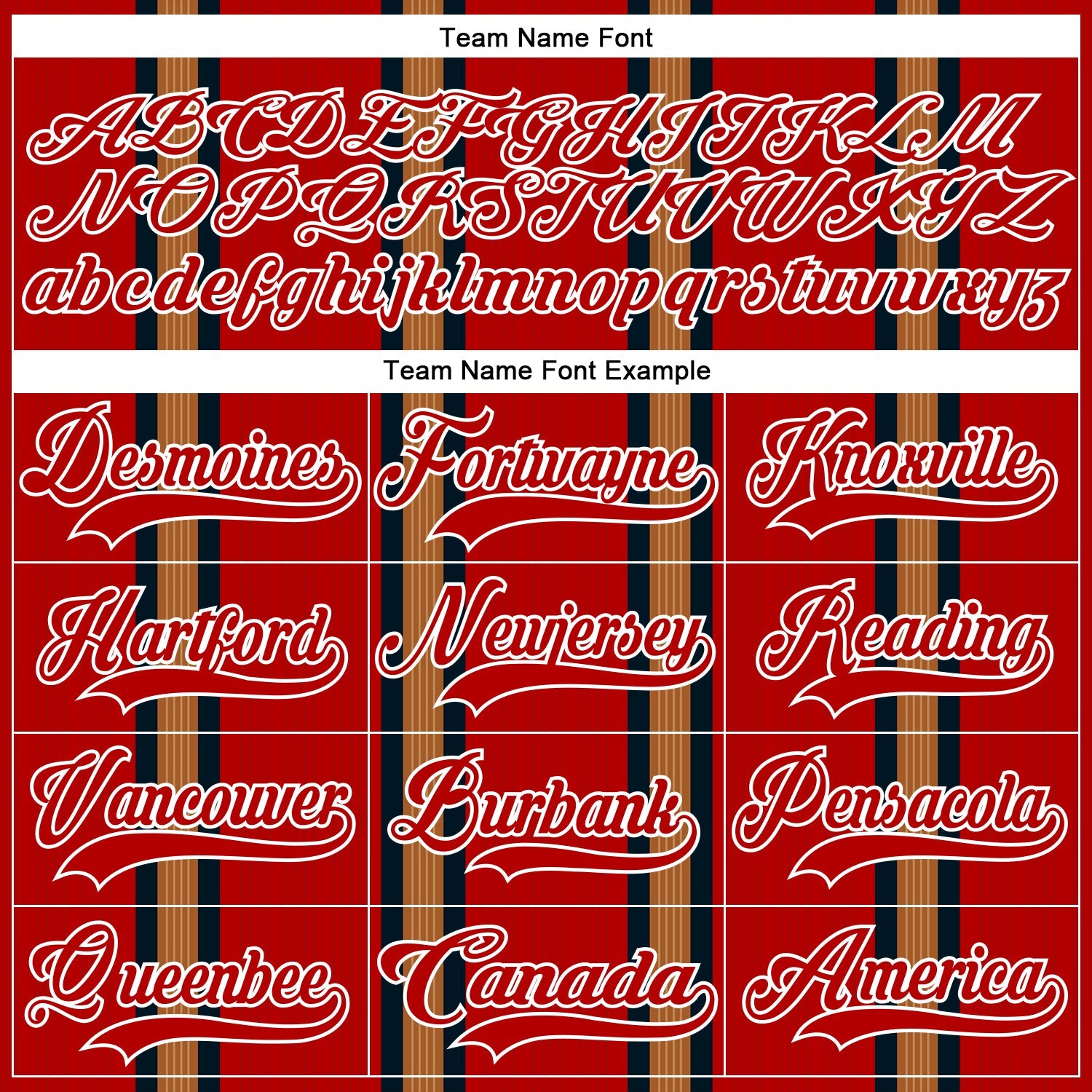 Custom Red Old Gold Black-White Stripe Hockey Lace Neck Jersey view 6