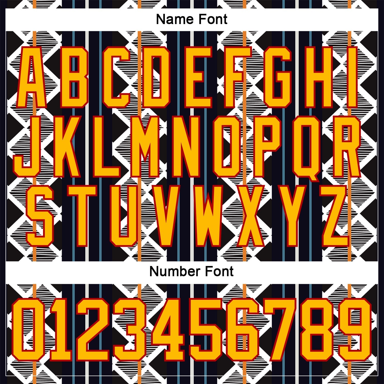 Custom Black Gold Blue Red-White Stripe Geometric Hockey Lace Neck Jersey view 7